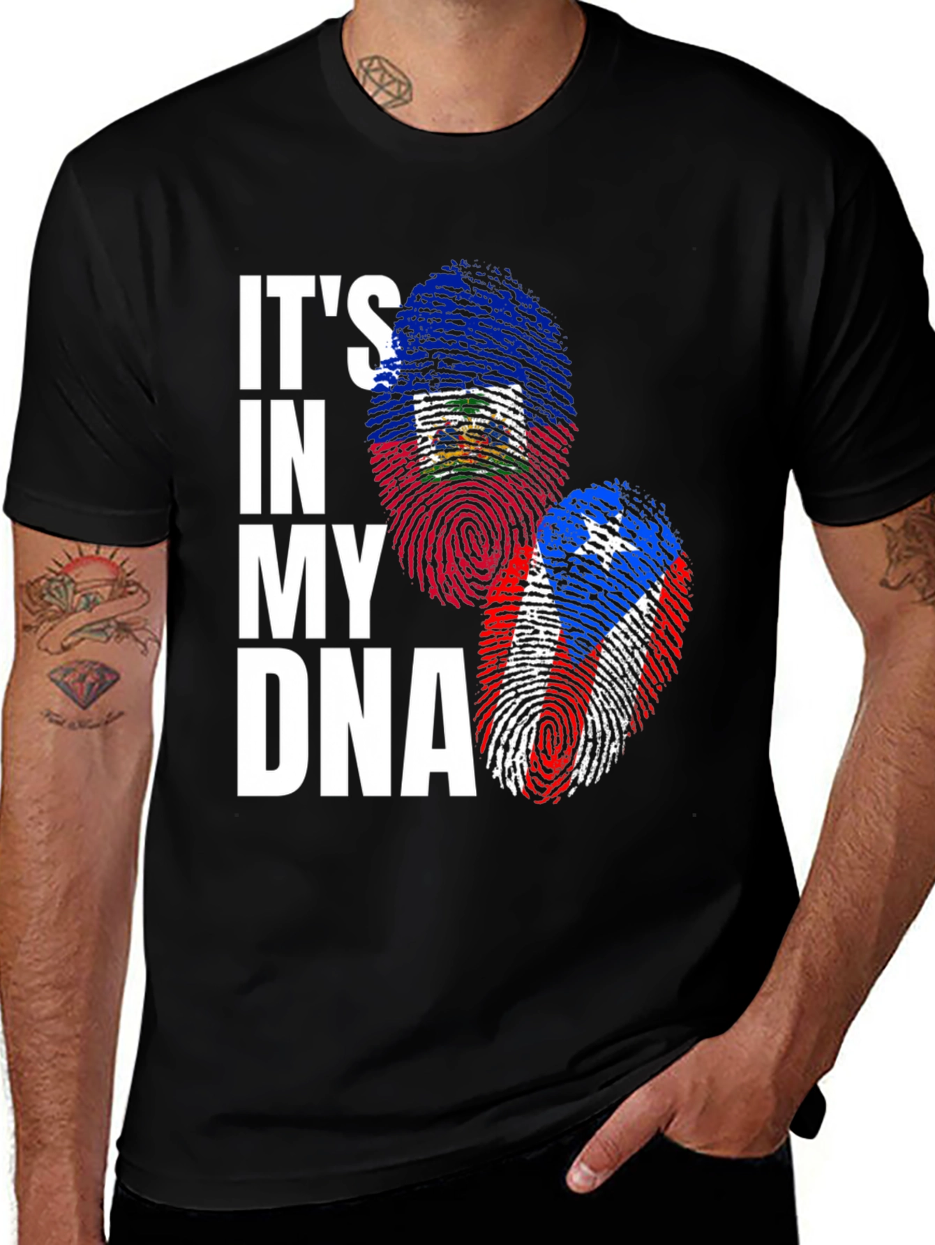 Haiti & Puerto Rico DNA T-Shirt
