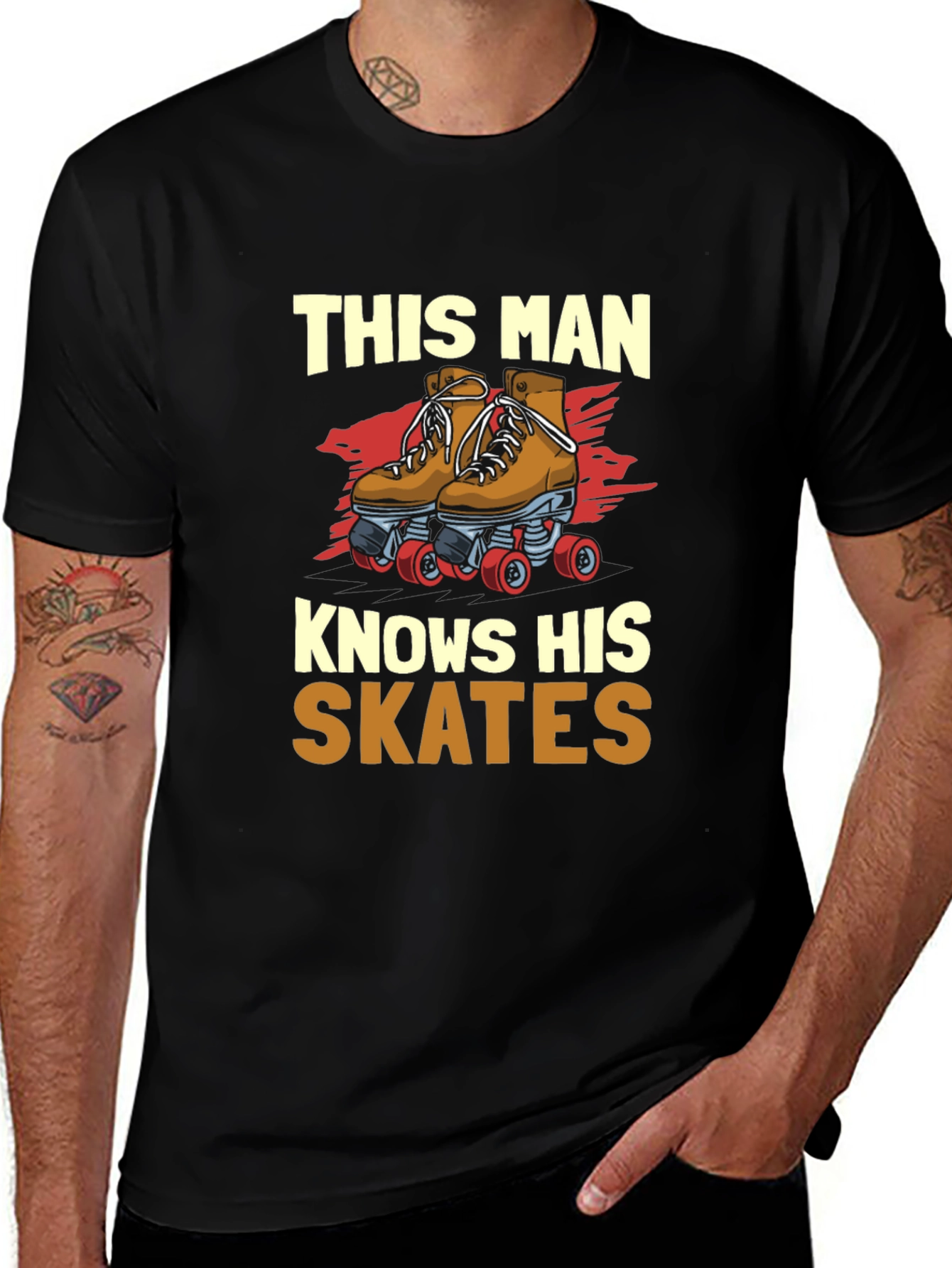Variant 13 of This Man Knows His Skates Graphic T-Shirt