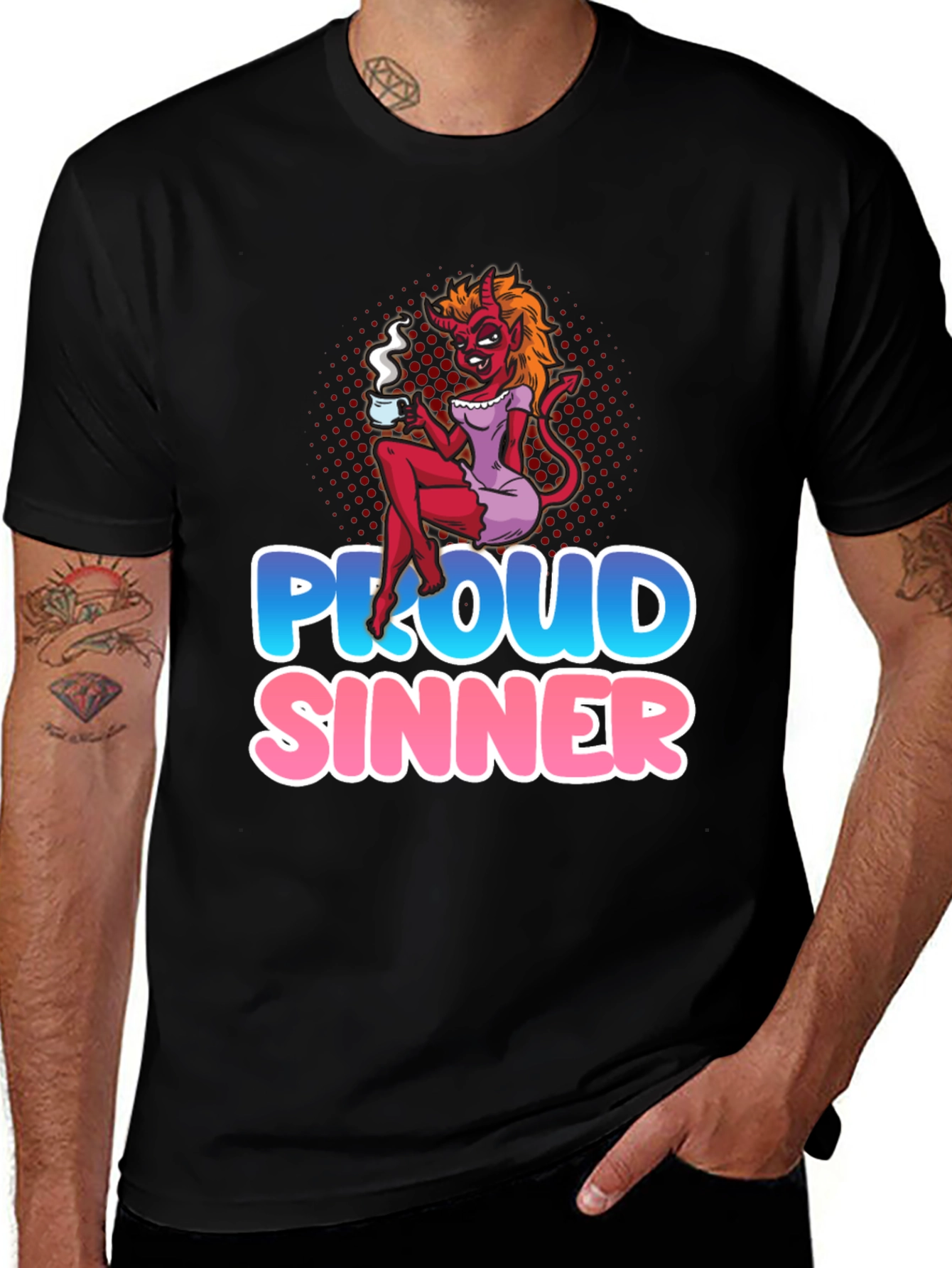 Variant 26 of Proud Sinner Devil Woman T-Shirt