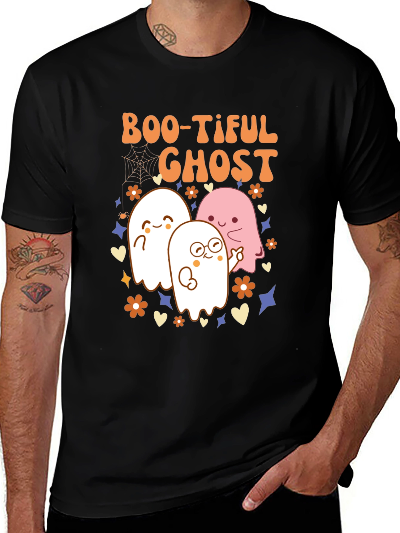 Variant 13 of Boo-tiful Ghost Graphic Tee