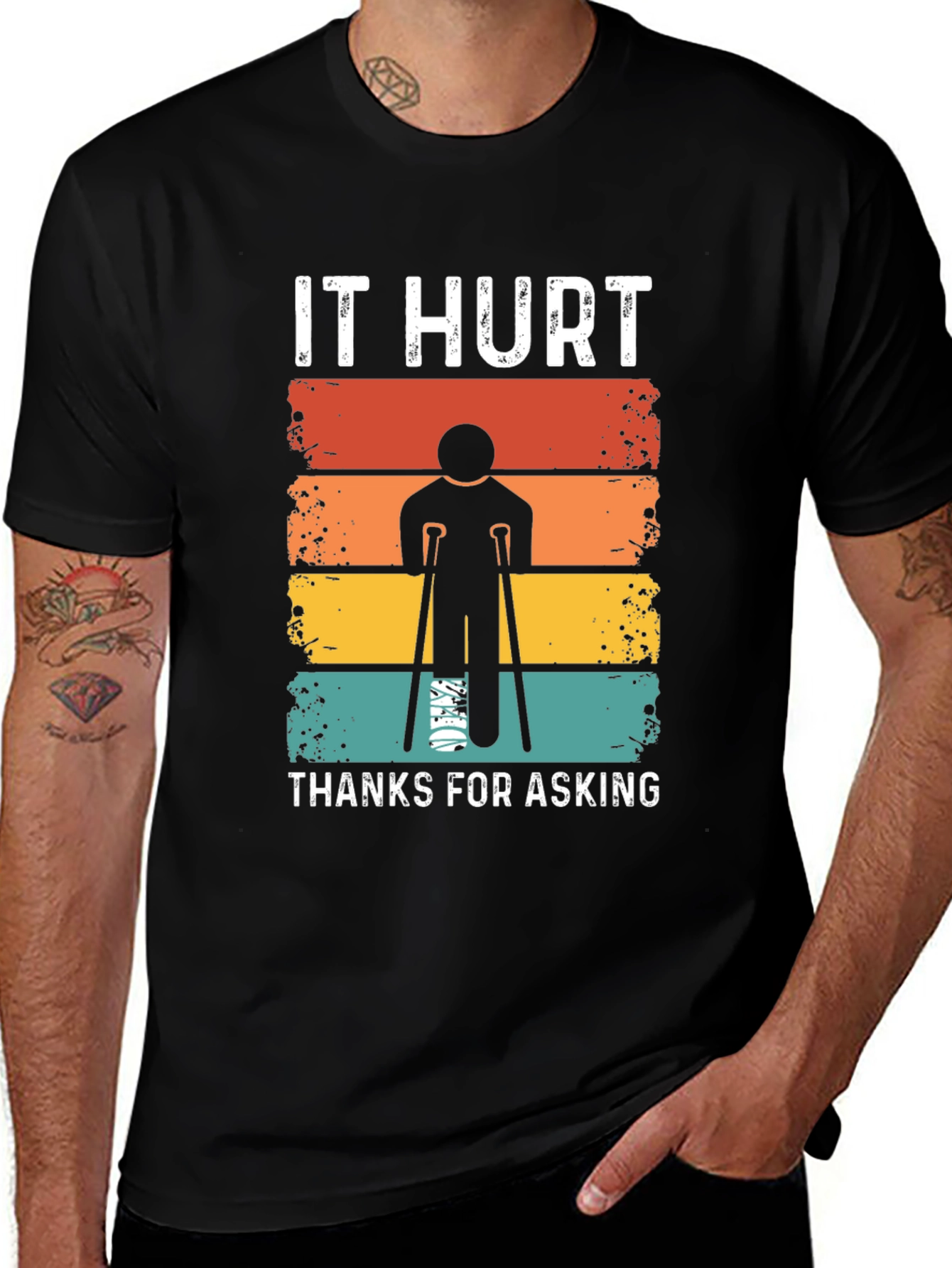 Variant 14 of It Hurt Thanks For Asking T-Shirt