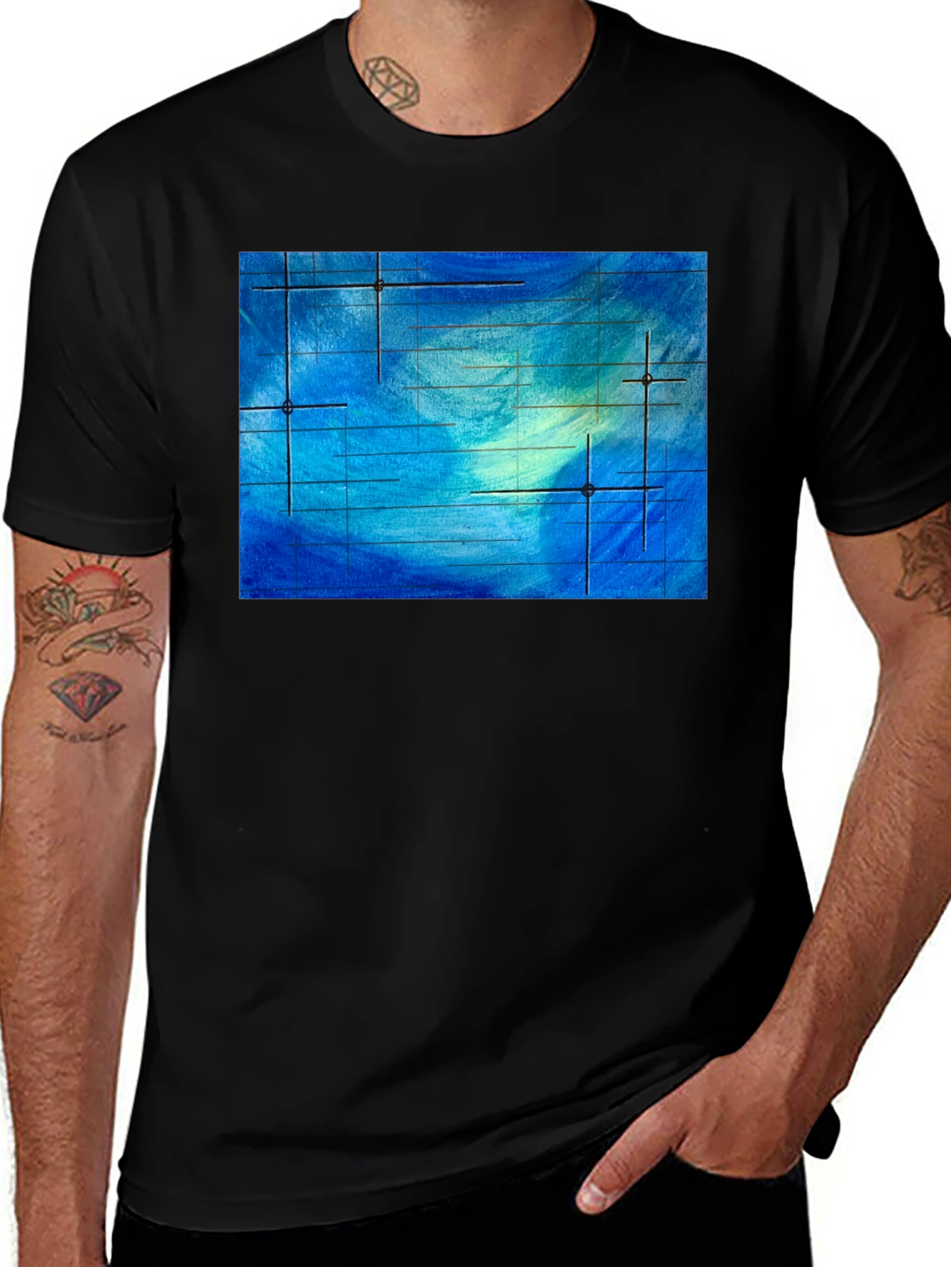 Variant 16 of Abstract Art Graphic Tee