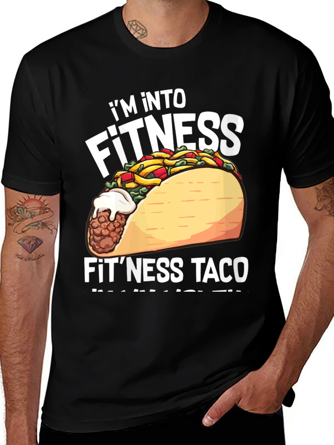 Variant 30 of Fitness Taco Graphic T-Shirt