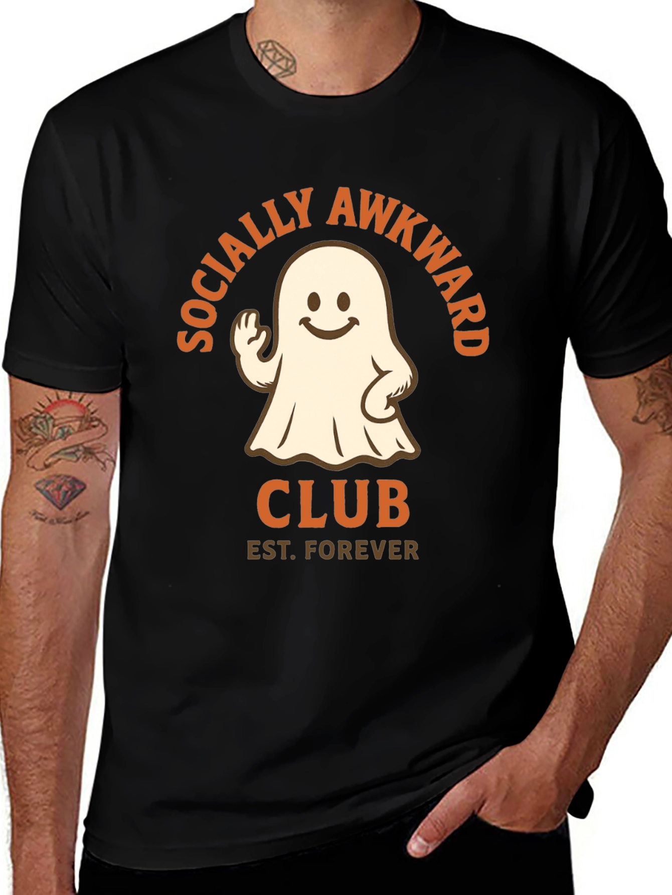 Variant 6 of Socially Awkward Club Graphic Tee