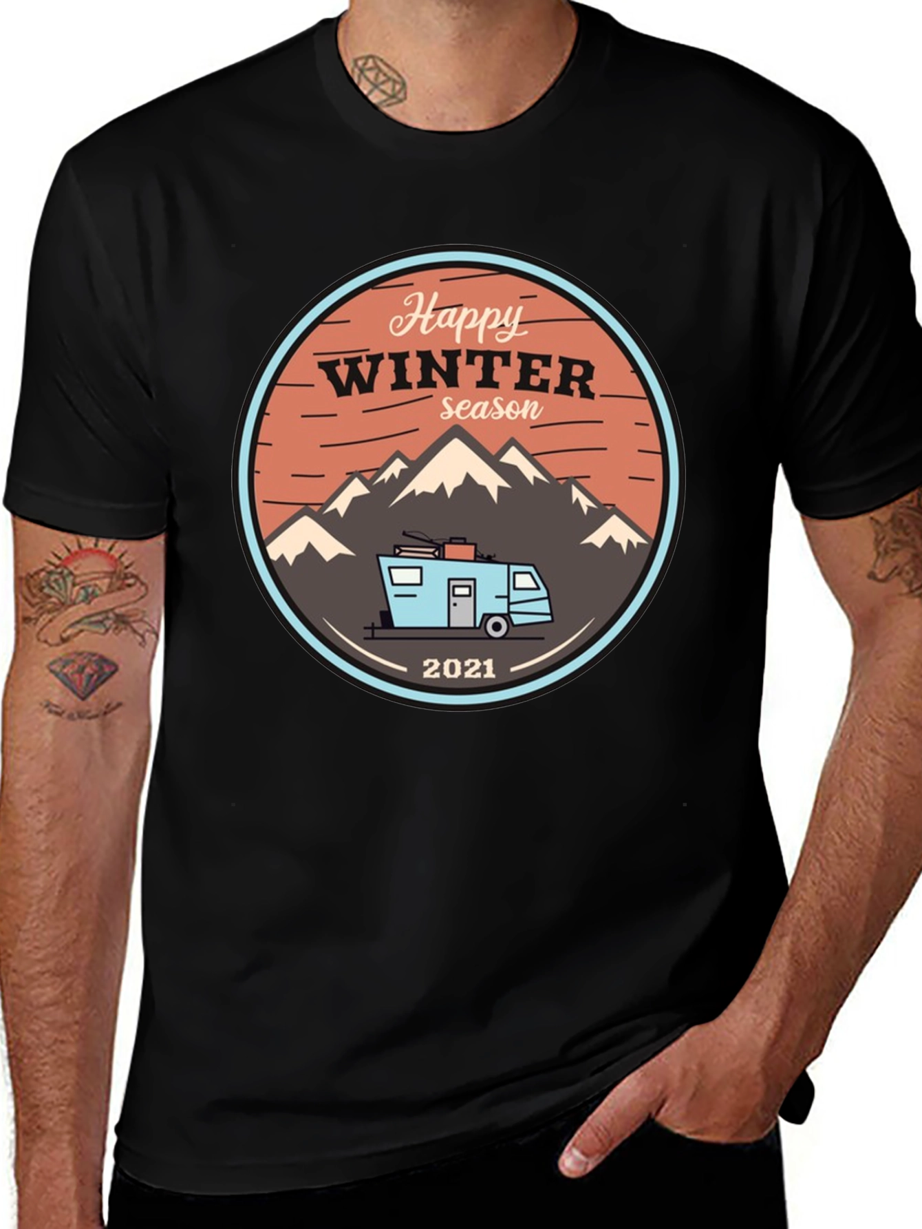 Variant 20 of Happy Winter Season 2021 T-Shirt