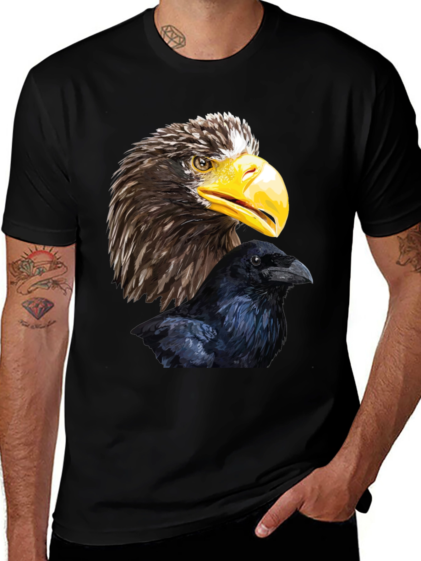 Variant 16 of Eagle & Raven Graphic T-Shirt