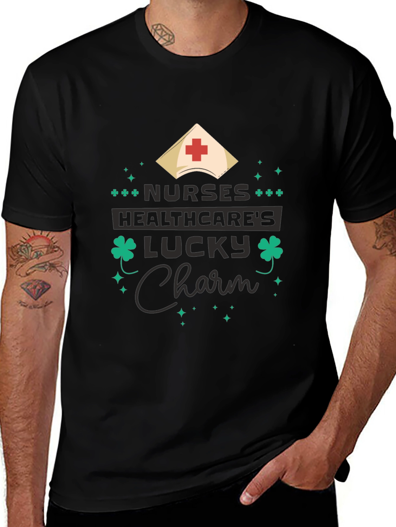 Nurses Healthcare's Lucky Charm St. Patrick's Day T-Shirt