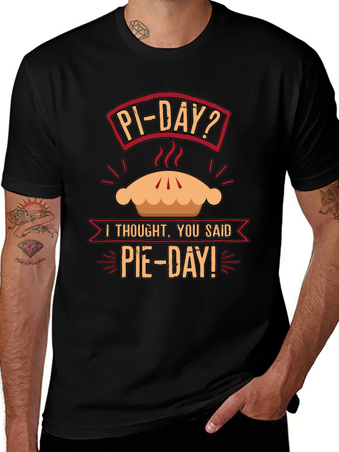 Funny Pi Day Pie Day T-Shirt, Math Pun Tee