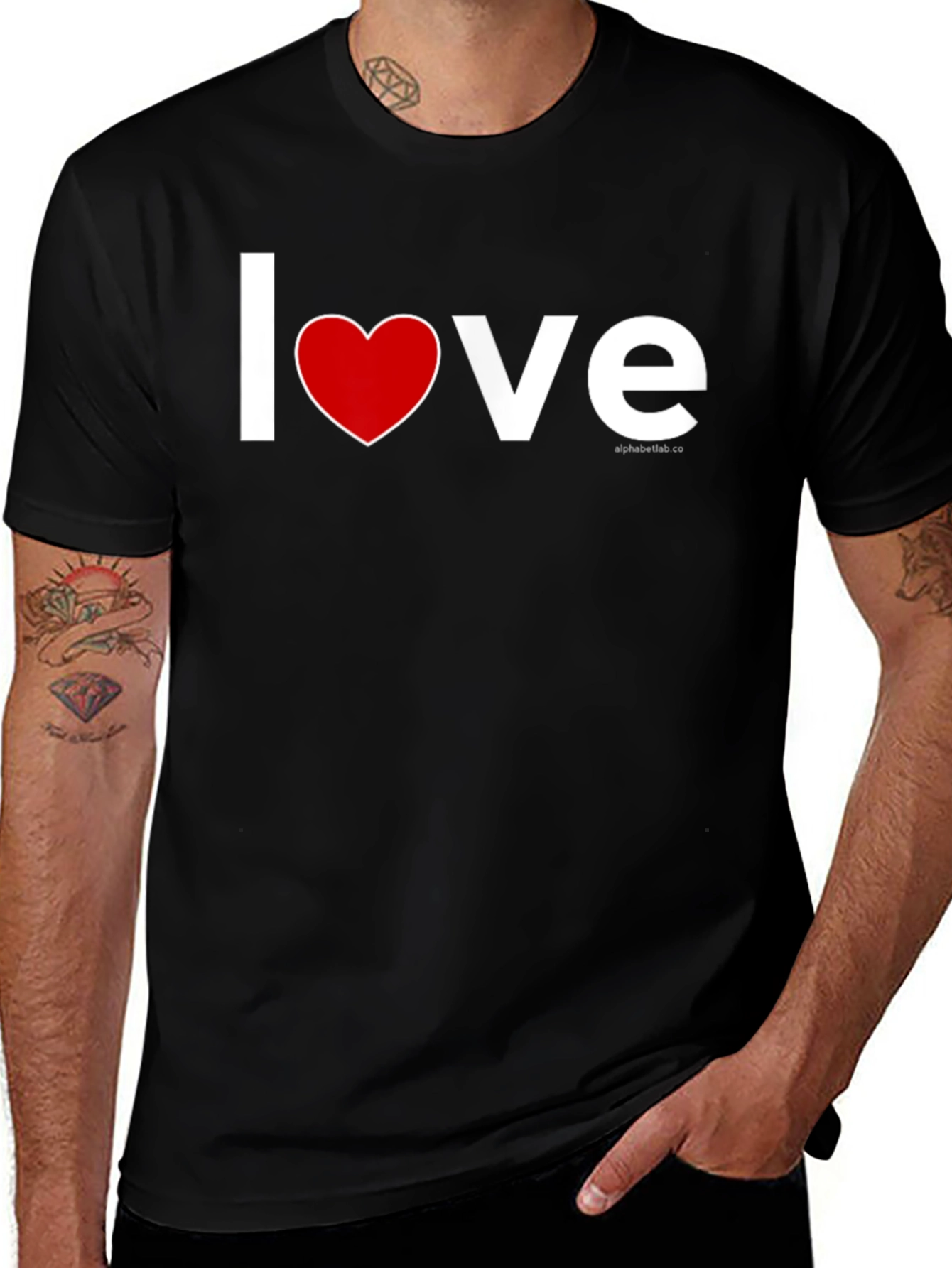 Variant 20 of Love Heart Graphic Tee - Stylish Unisex T-Shirt