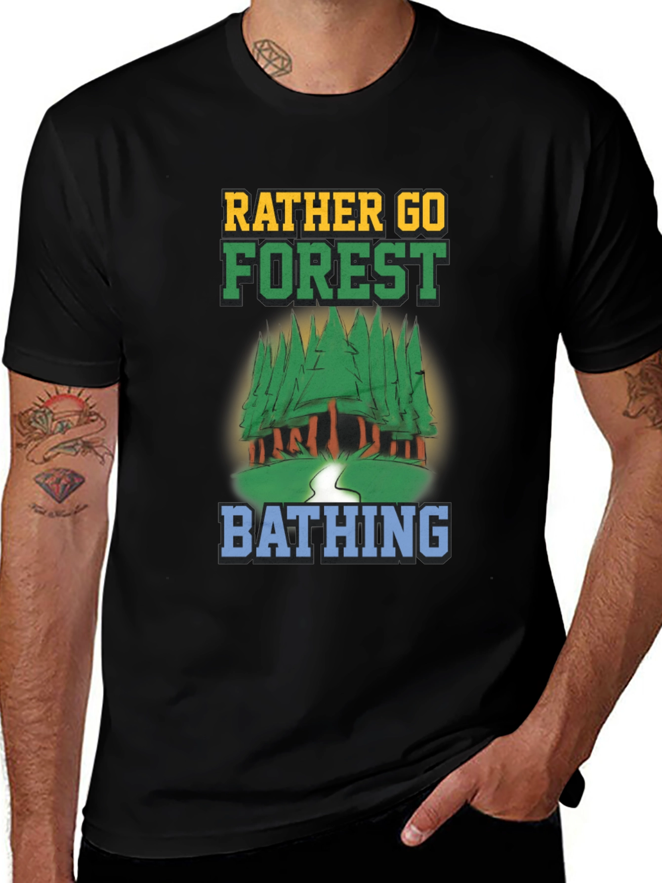 Variant 2 of Forest Bathing T-Shirt - Nature Lover Tee