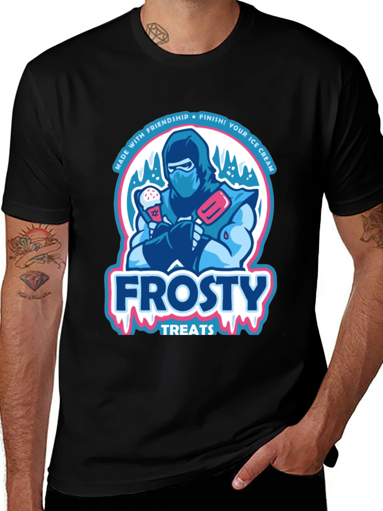 Variant 8 of Frosty Treats Ninja T-Shirt - Friendship Finish!