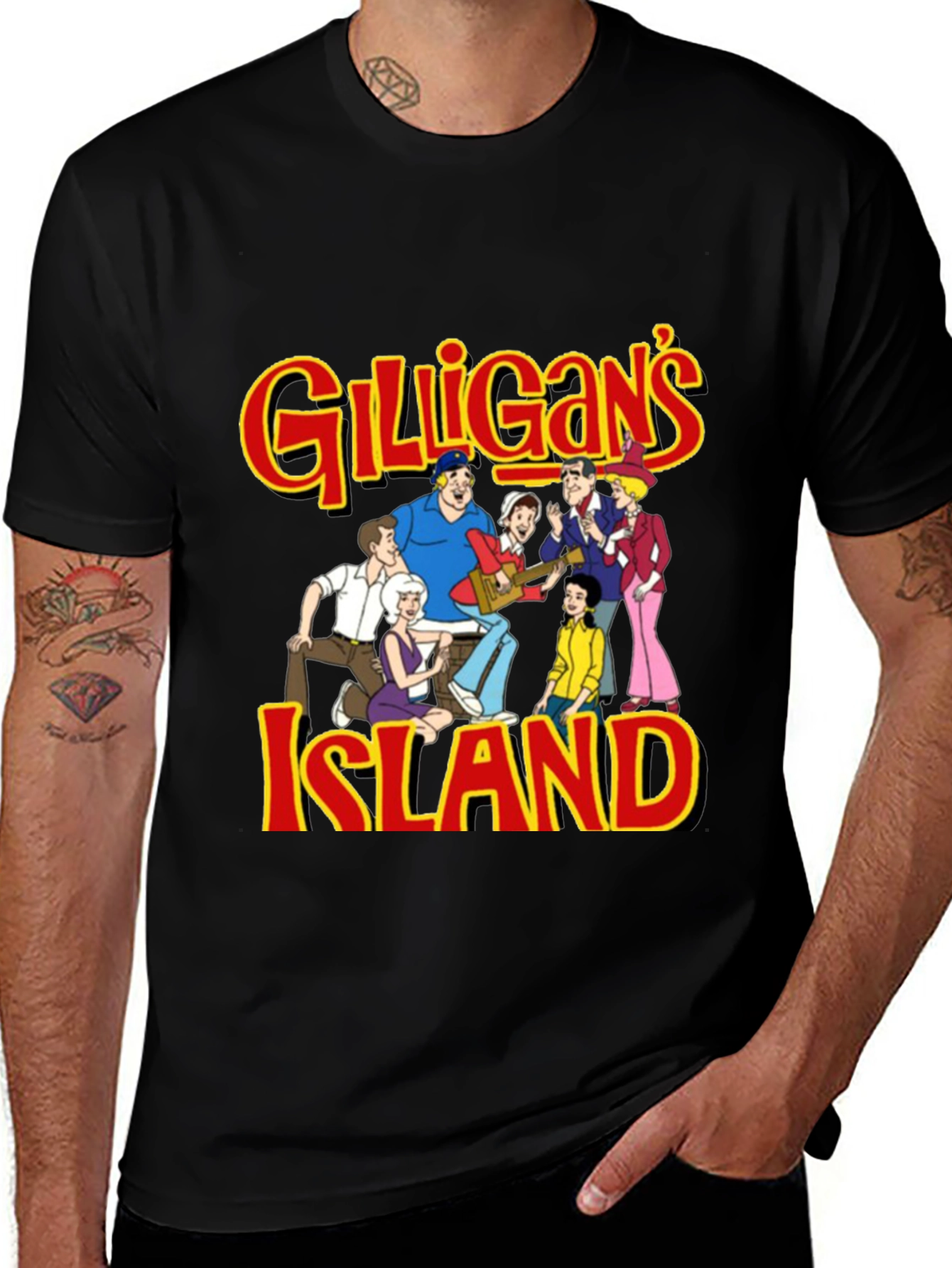 Gilligan's Island Black T-Shirt