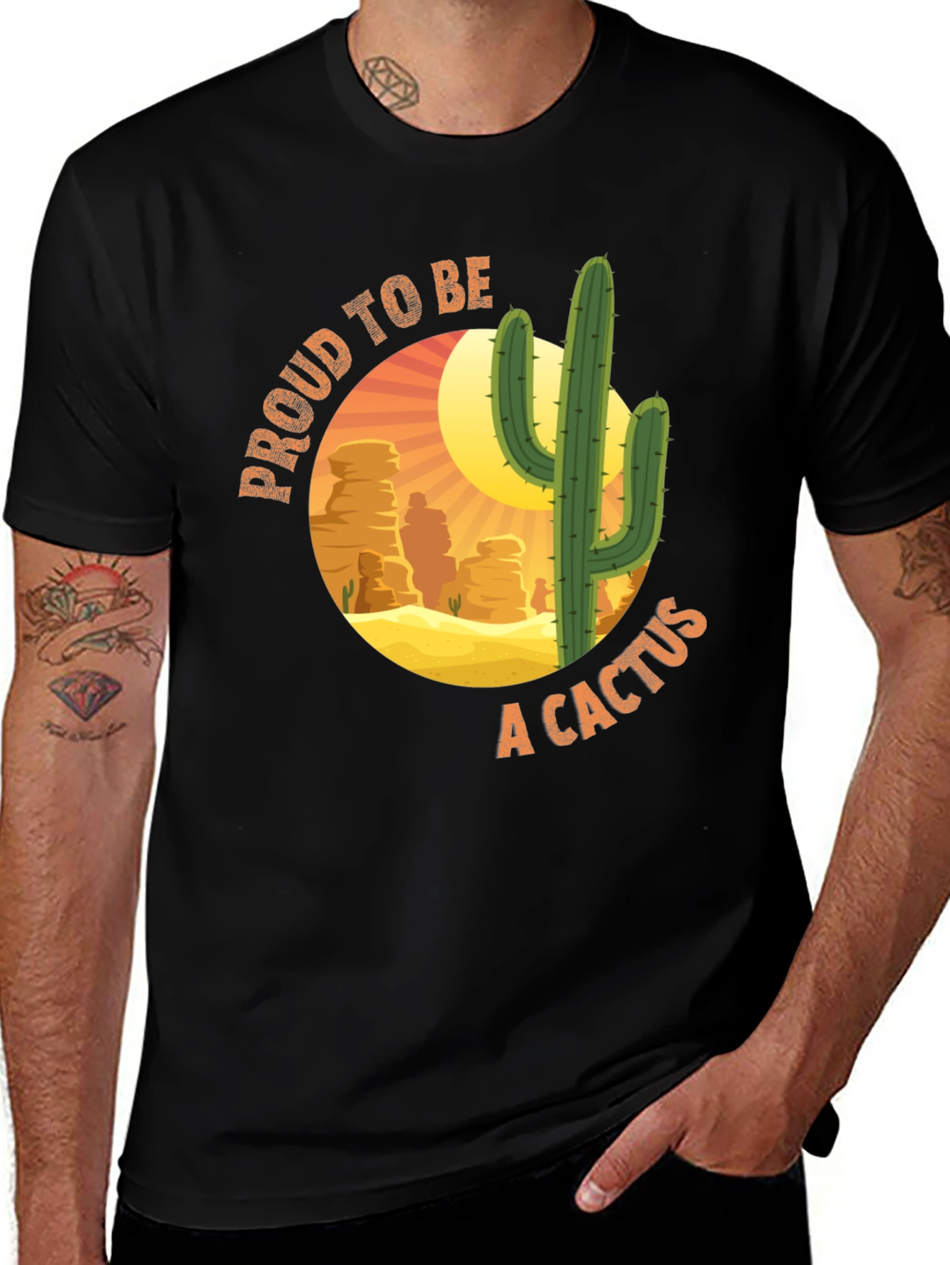 Variant 26 of Proud to be a Cactus Desert Graphic Tee