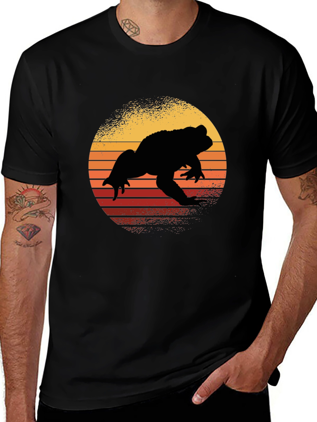 Retro Sunset Toad T-Shirt