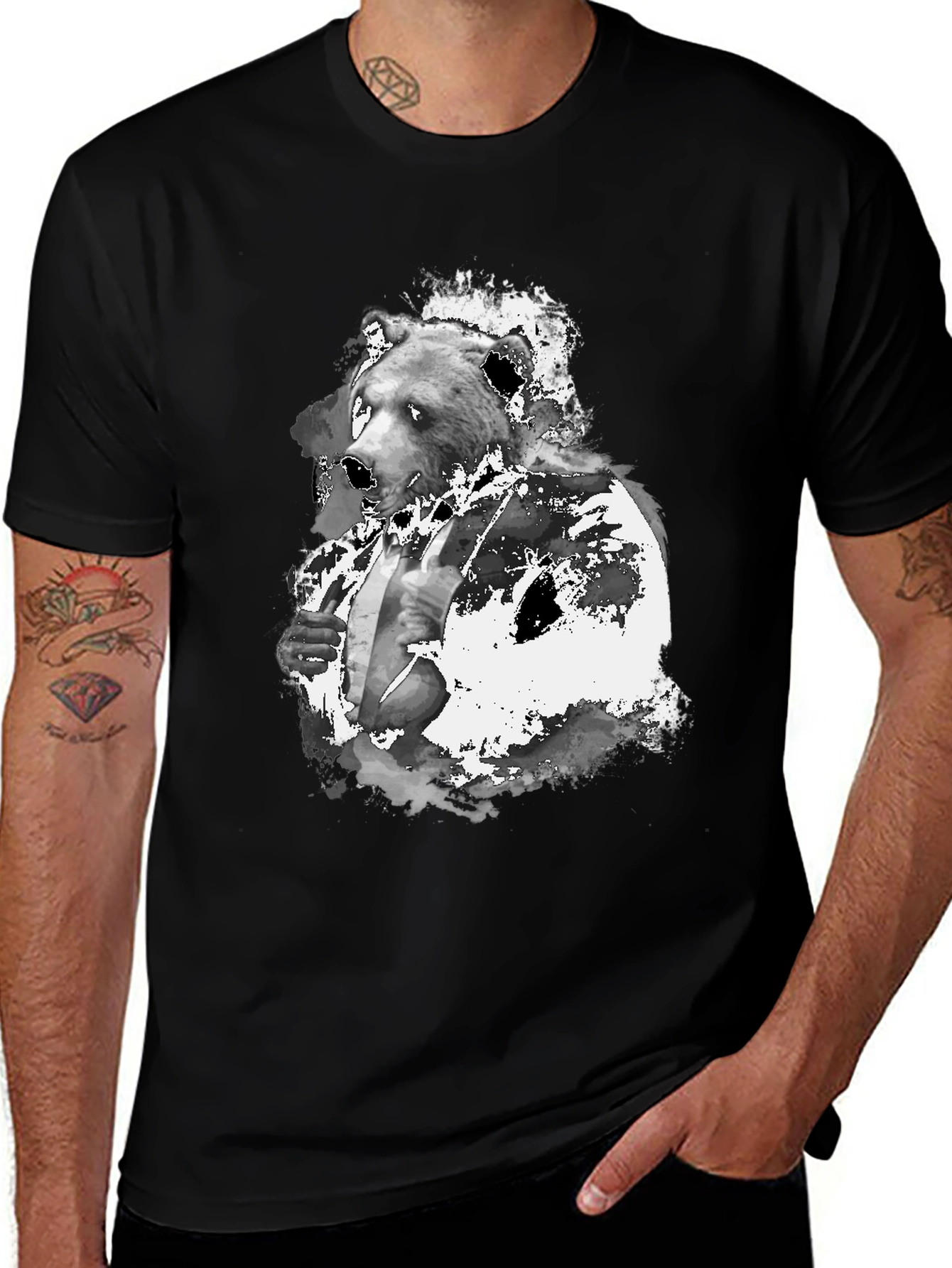 Variant 23 of Bear Suit T-Shirt - Stylish Graphic Tee