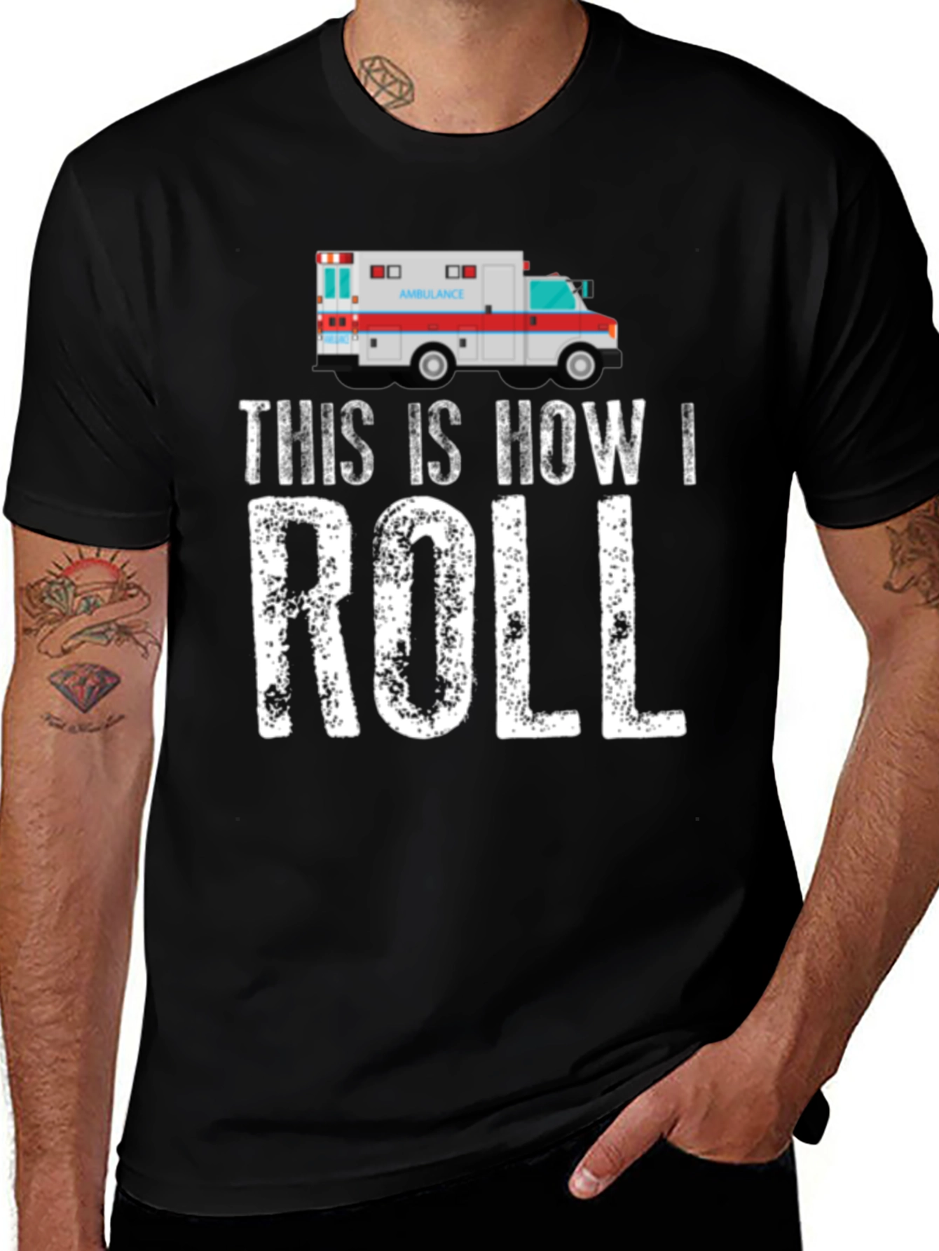 This Is How I Roll Ambulance Graphic T-Shirt