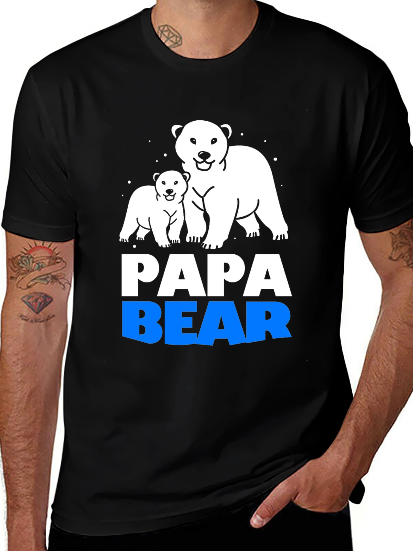 Papa Bear T-Shirt - Father's Day Gift