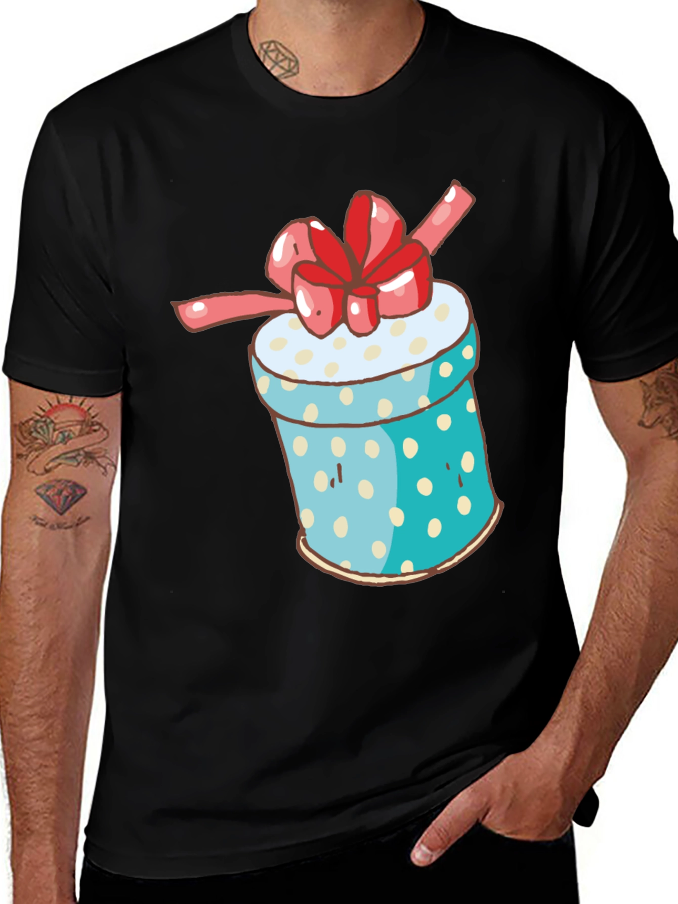 Variant 29 of Gift Box Graphic Tee - Novelty Birthday Present T-Shirt
