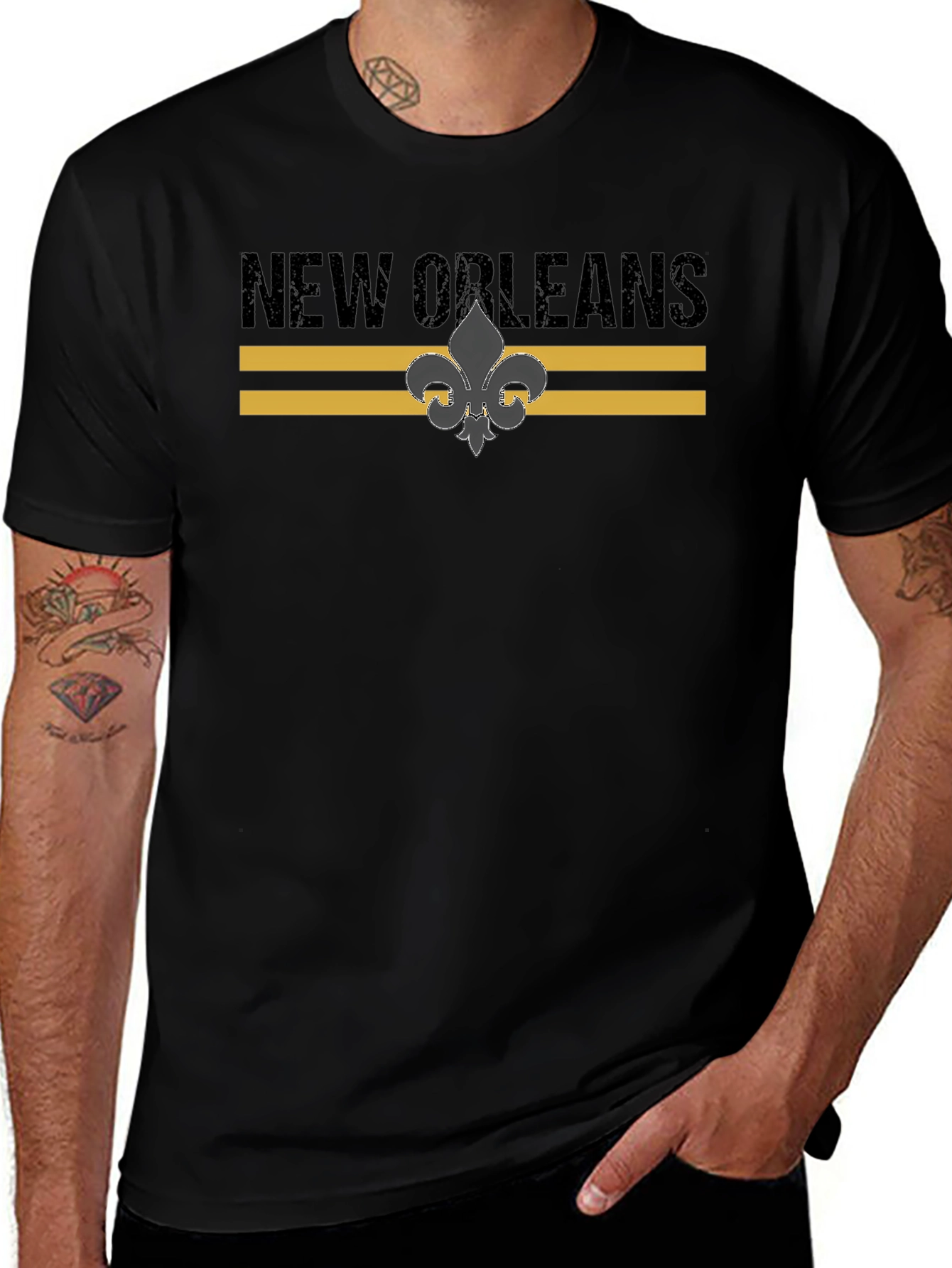 New Orleans Fleur-de-lis Graphic T-Shirt