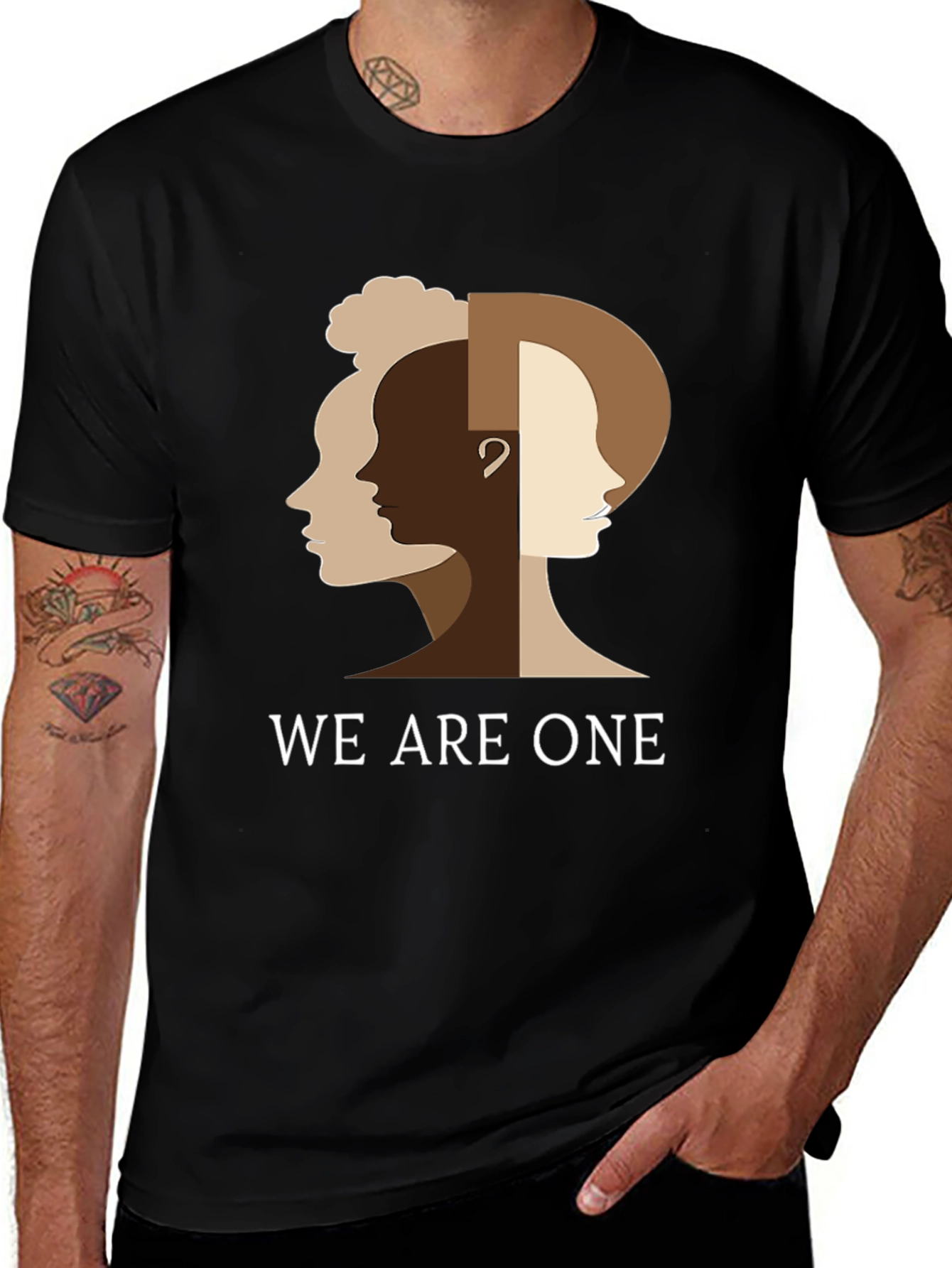Variant 11 of Unity T-Shirt - We Are One Graphic Tee