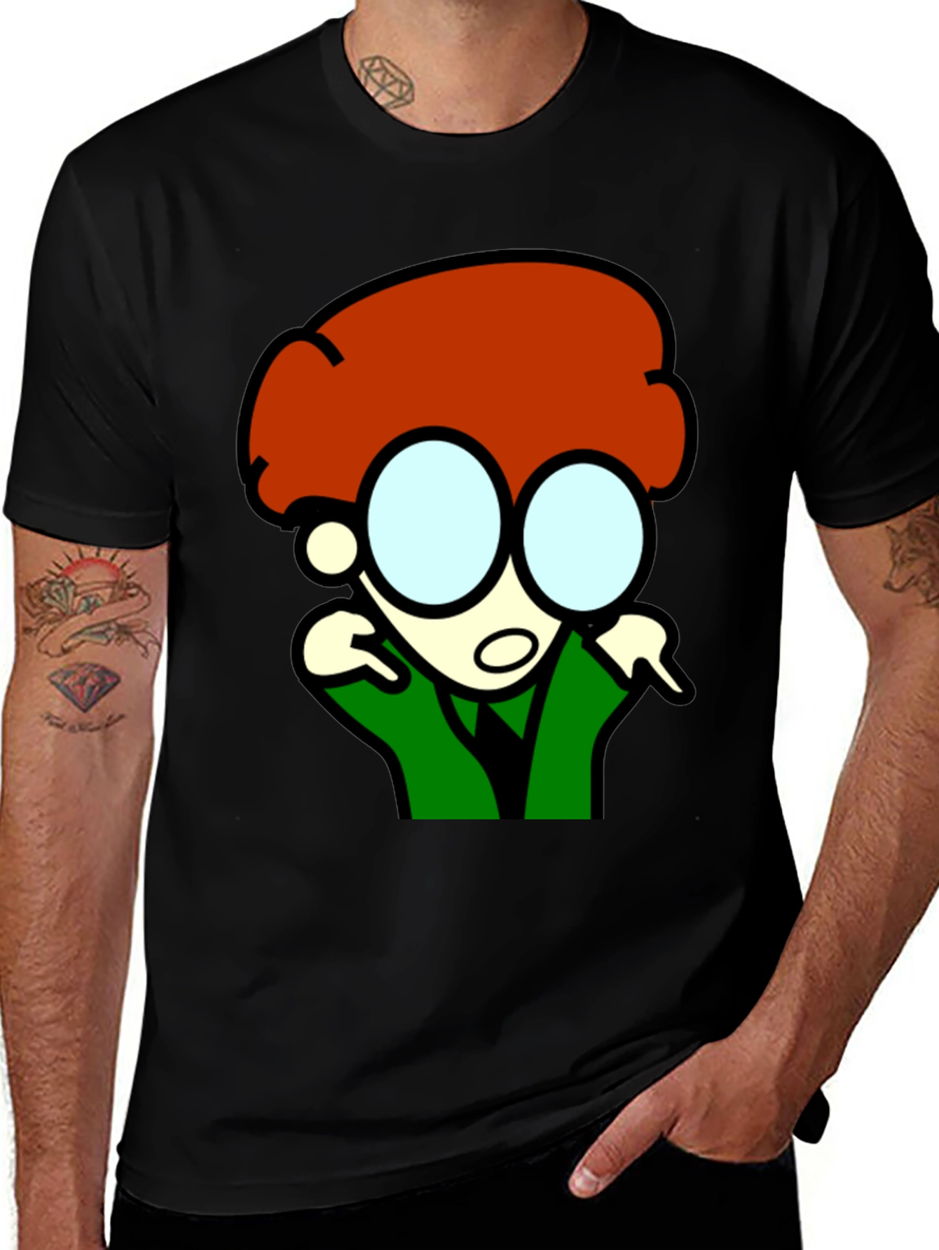 Dexter's Laboratory Cartoon Graphic T-Shirt