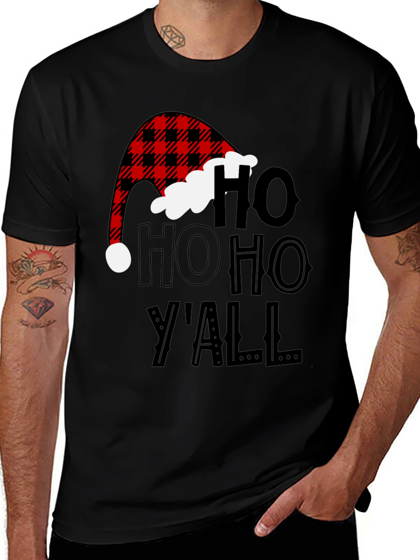 Ho Ho Ho Y'all Christmas T-Shirt
