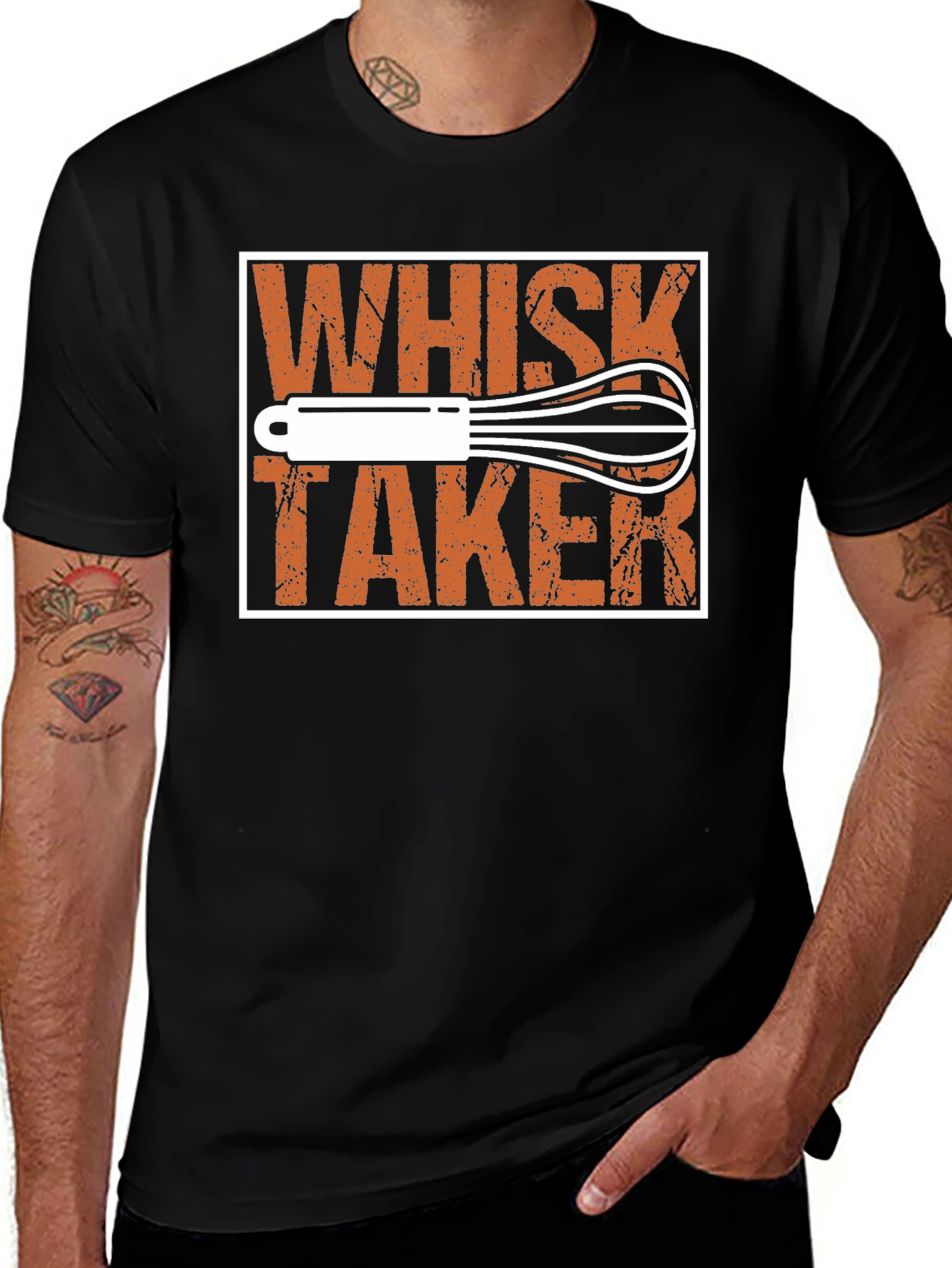 Whisk Taker Graphic Tee - Funny Chef Shirt