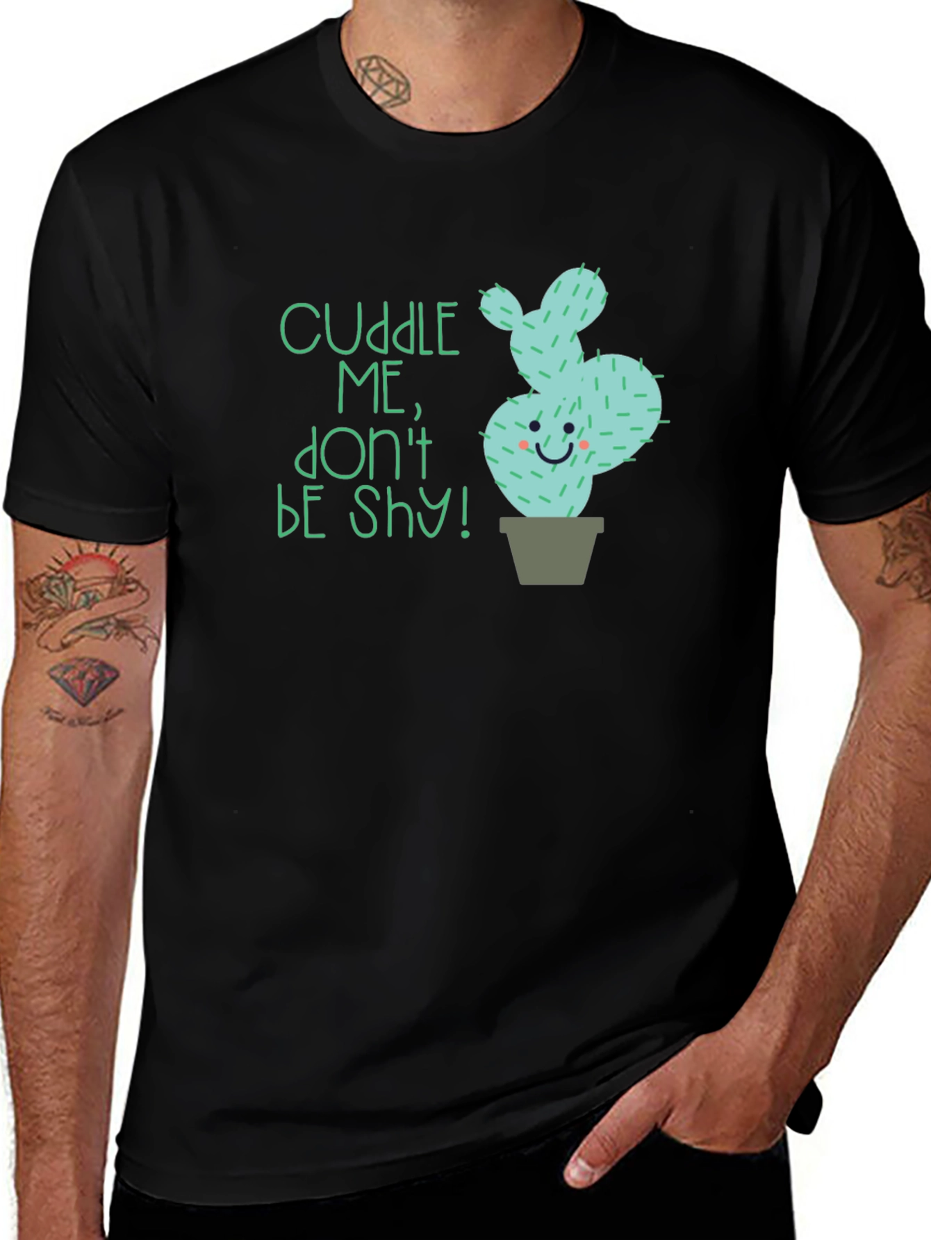 Variant 16 of Cuddle Me Cactus Graphic Tee