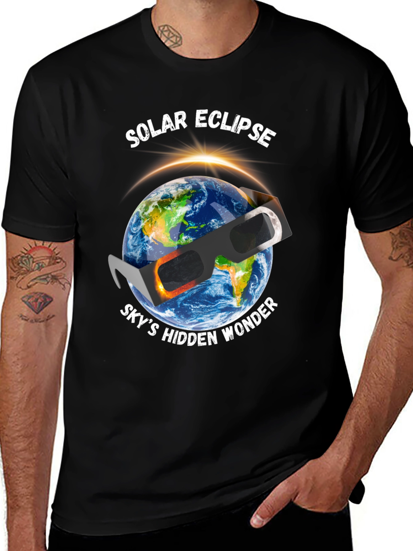 Solar Eclipse Sky's Hidden Wonder T-Shirt