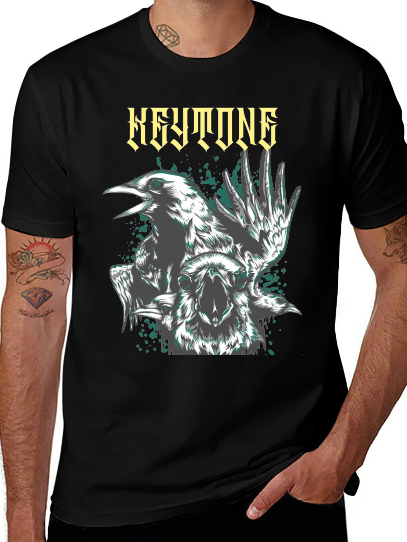 Variant 23 of Keystone Raven Graphic T-Shirt