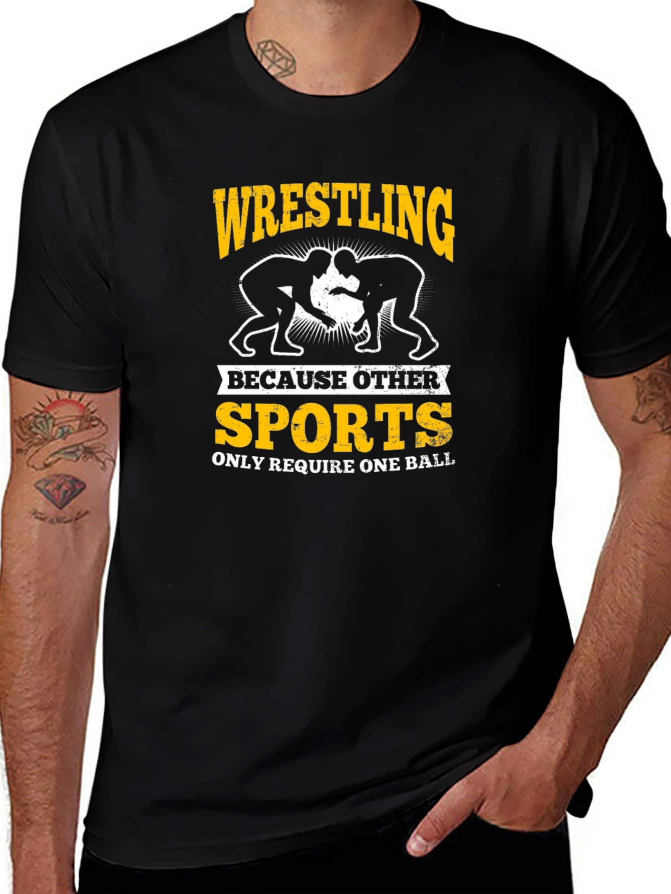 Variant 21 of Wrestling T-Shirt - Funny Sports Graphic Tee