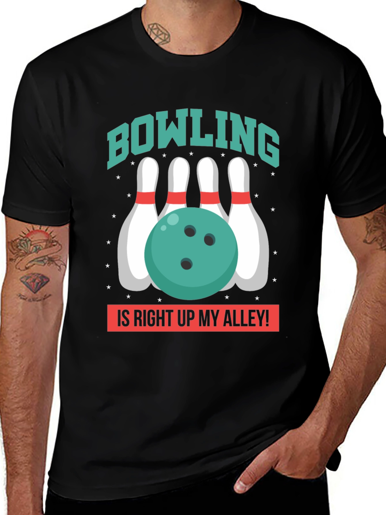 Variant 2 of Bowling Is Right Up My Alley T-Shirt