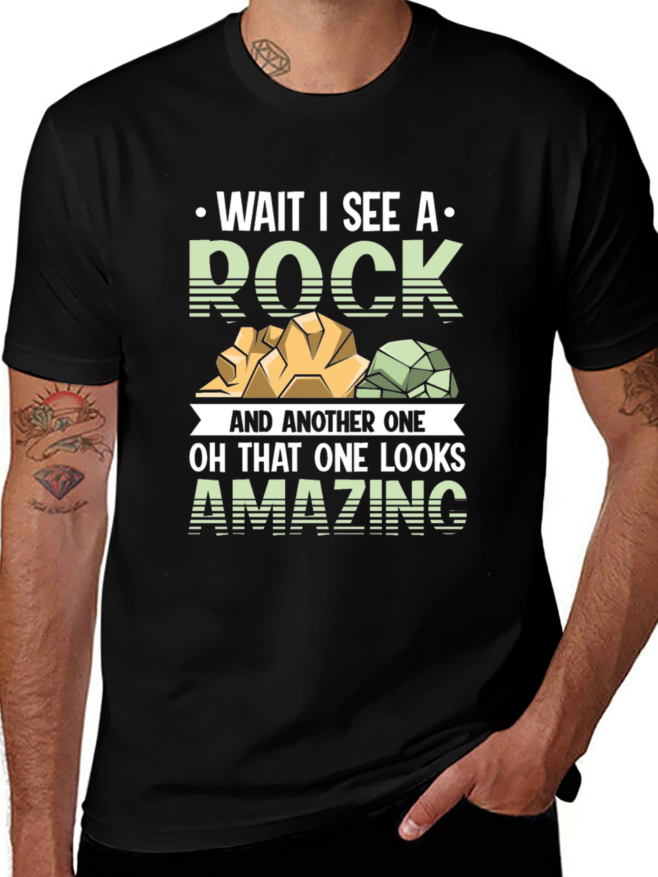 Variant 16 of Wait I See A Rock T-Shirt