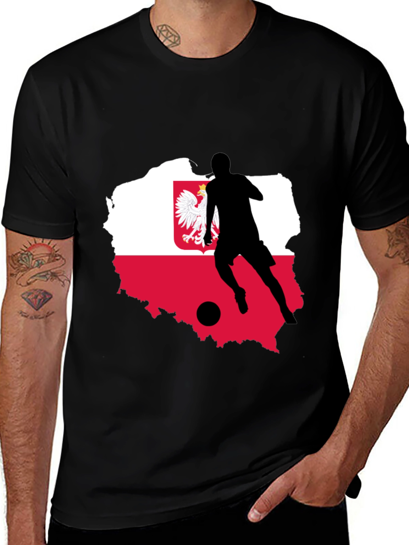 Variant 22 of Poland Soccer Fan T-Shirt 