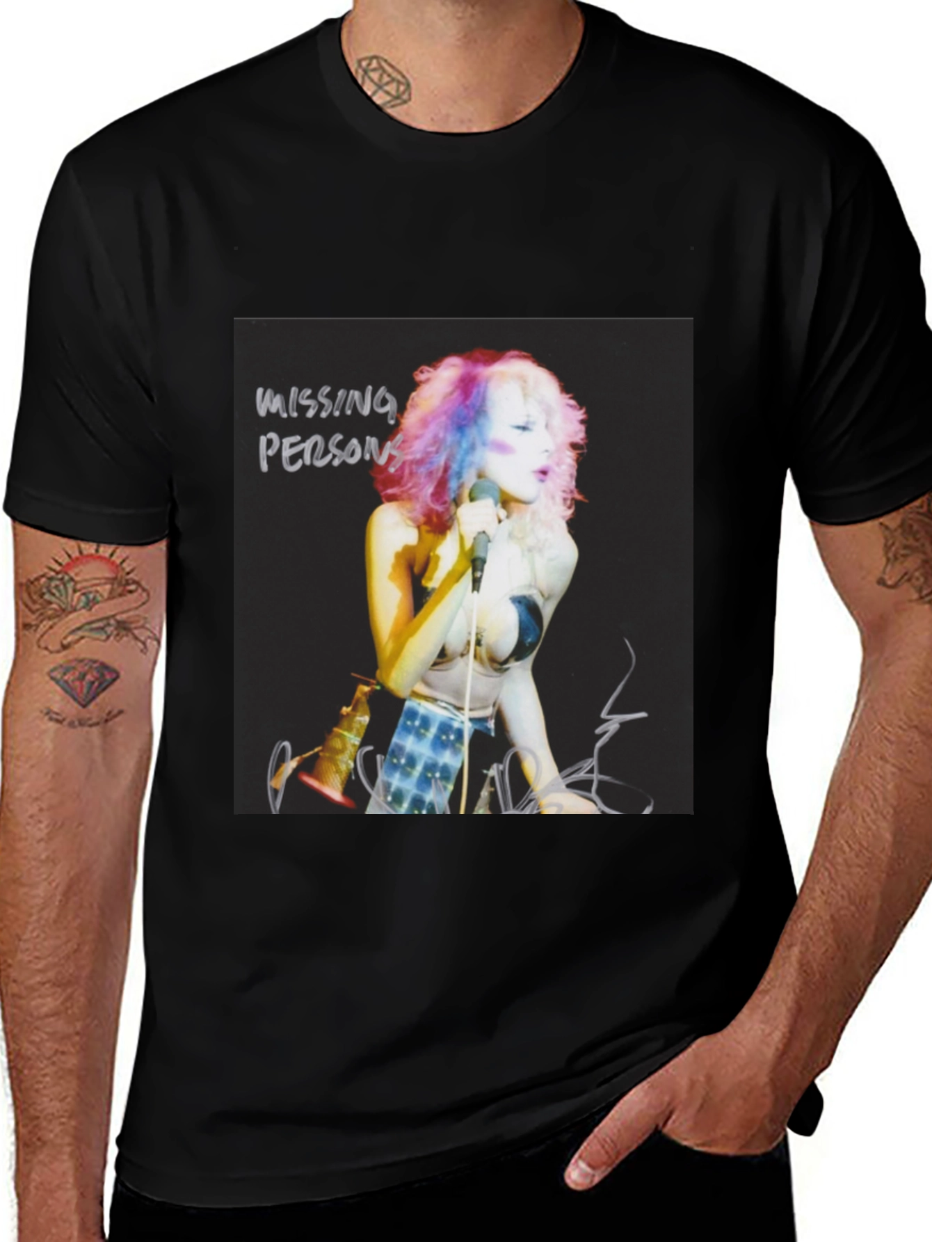 Missing Persons Band T-Shirt - Retro Style