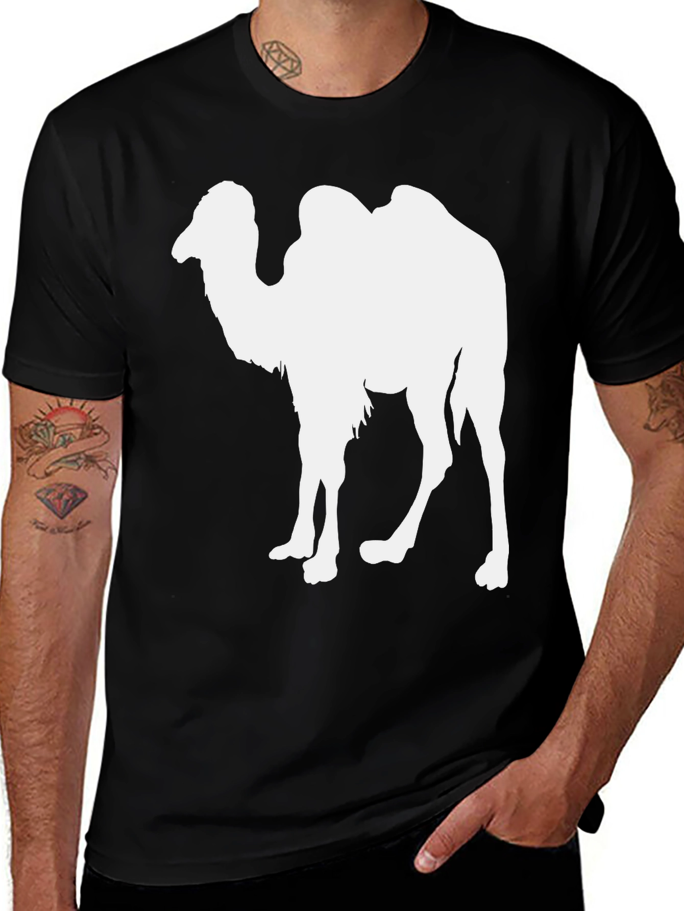 Variant 17 of Camel Graphic Tee - Cool Animal Design