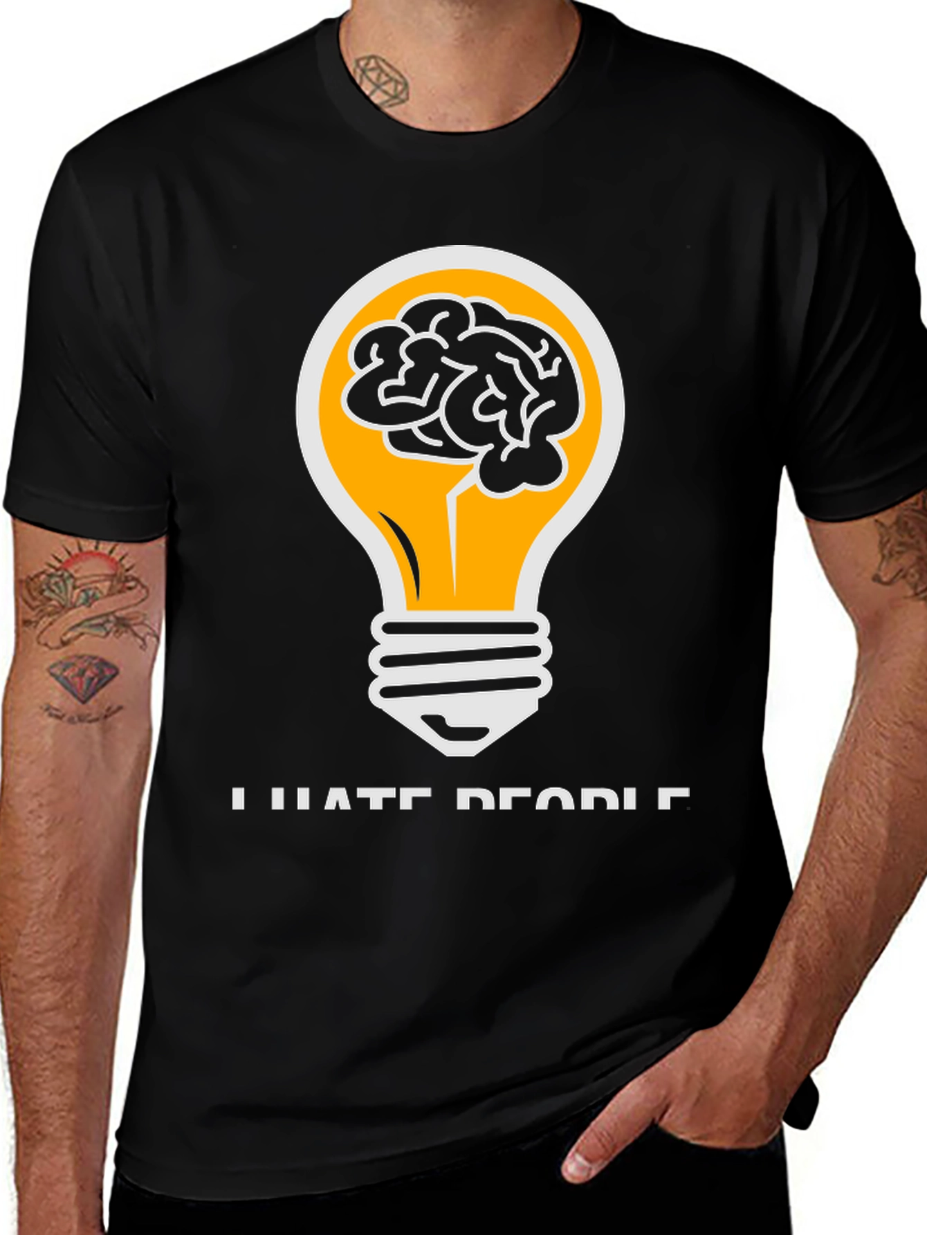 Variant 22 of I Hate People Brainy Idea T-Shirt