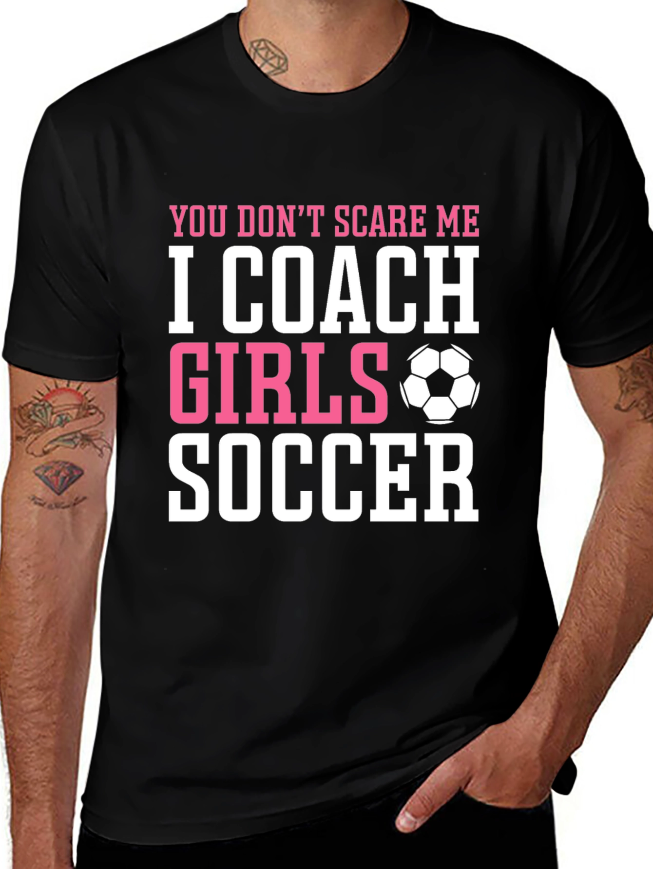 Variant 7 of I Coach Girls Soccer T-Shirt Funny Coach Gift