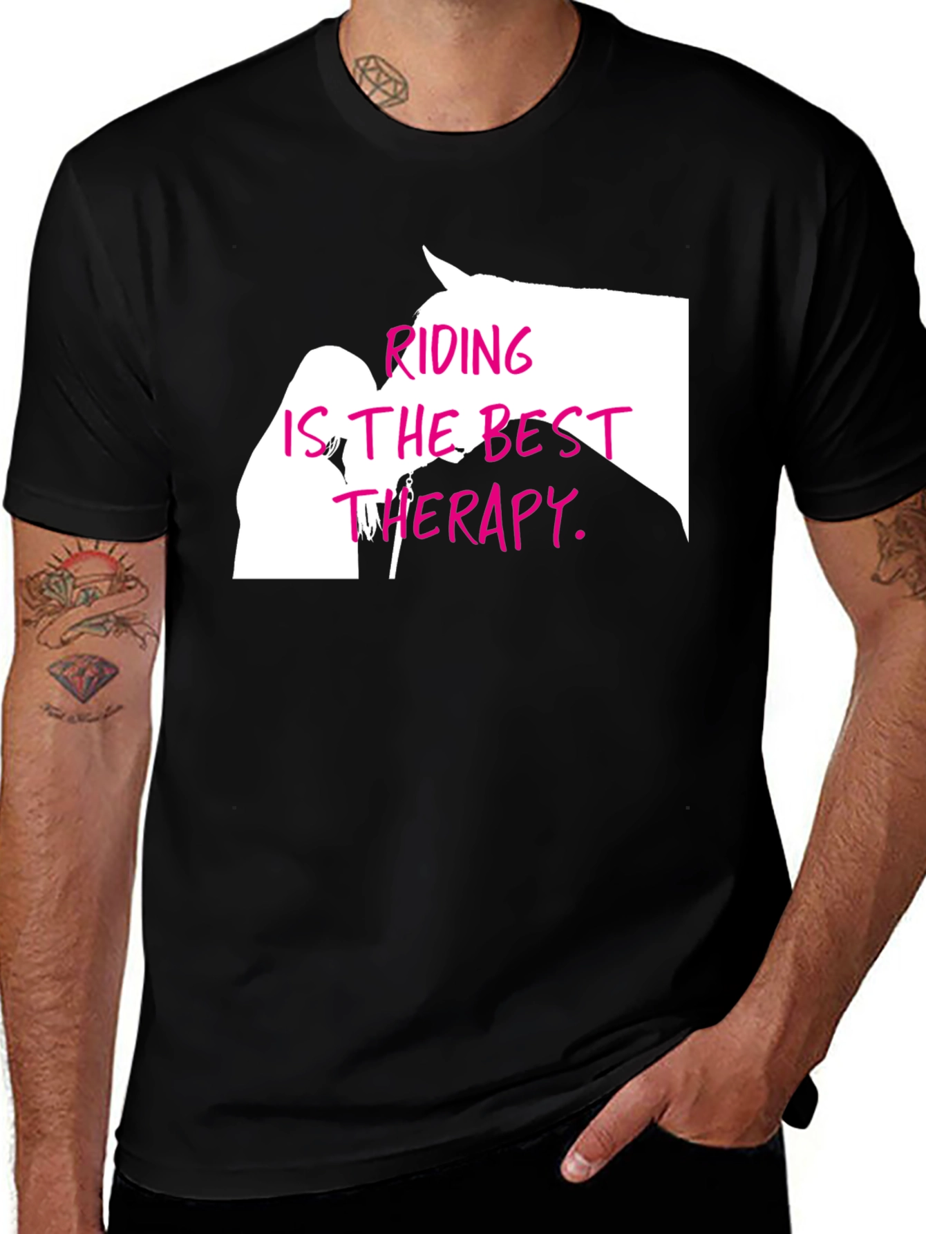 Variant 29 of Riding Is The Best Therapy T-Shirt