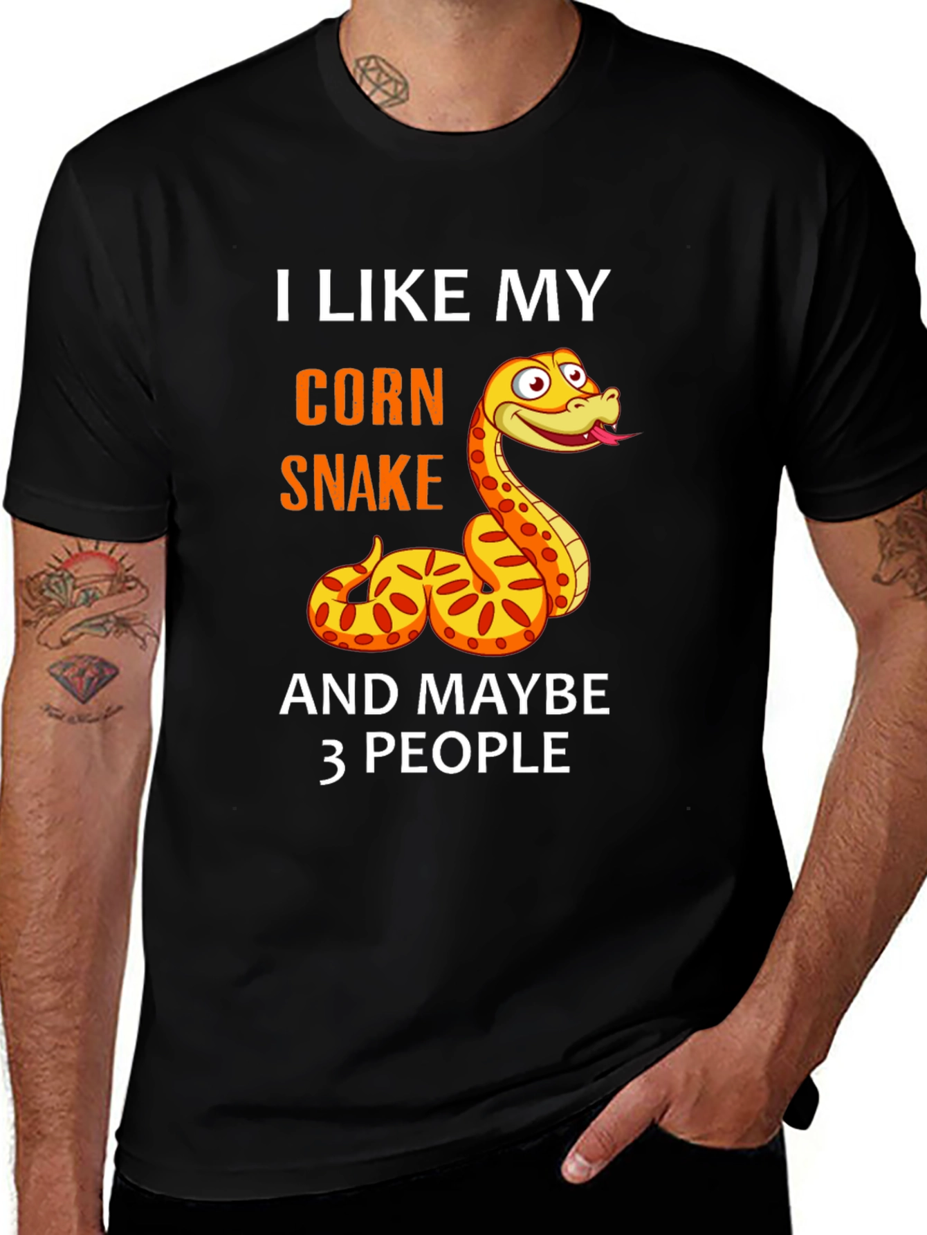 Variant 6 of Corn Snake Lover T-Shirt - Funny Reptile Tee