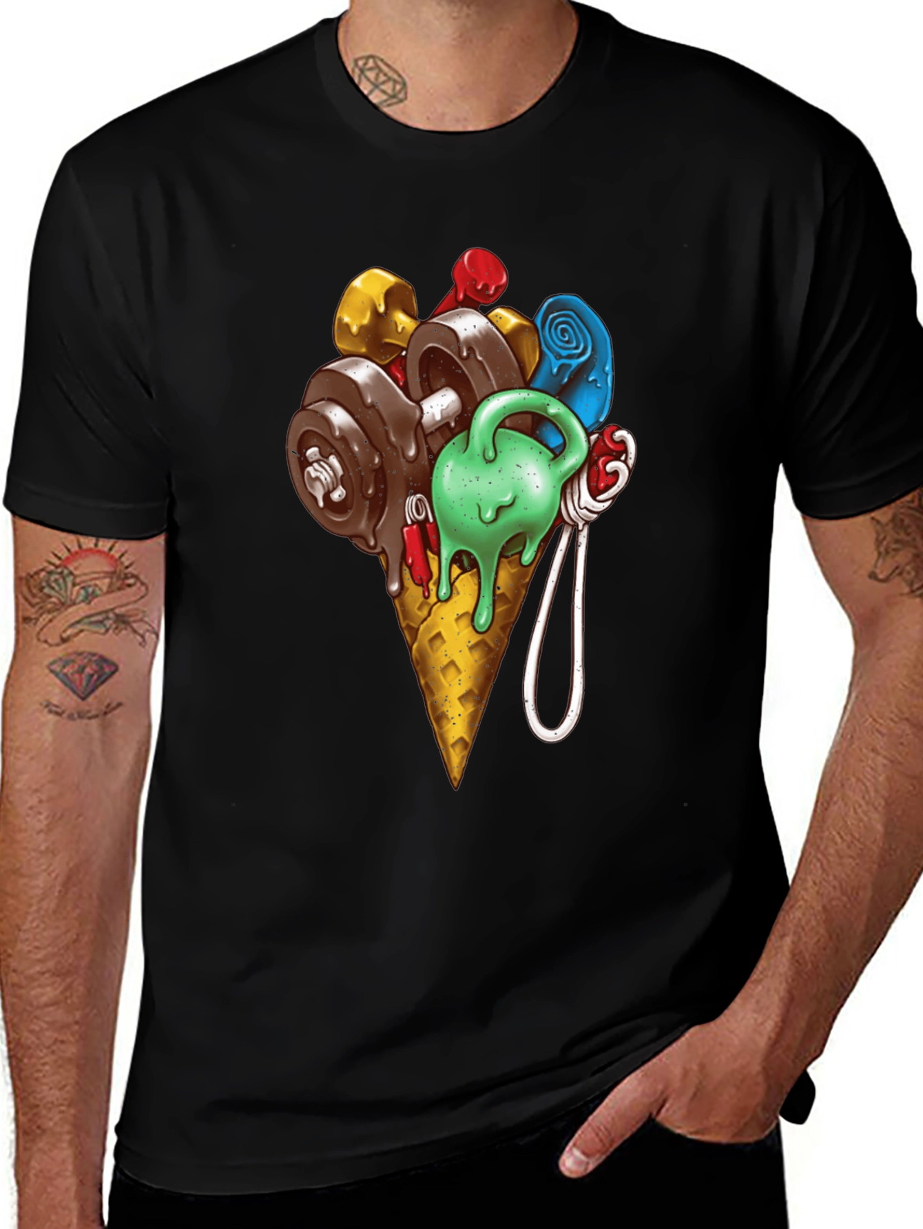 Variant 15 of Gym Ice Cream T-Shirt