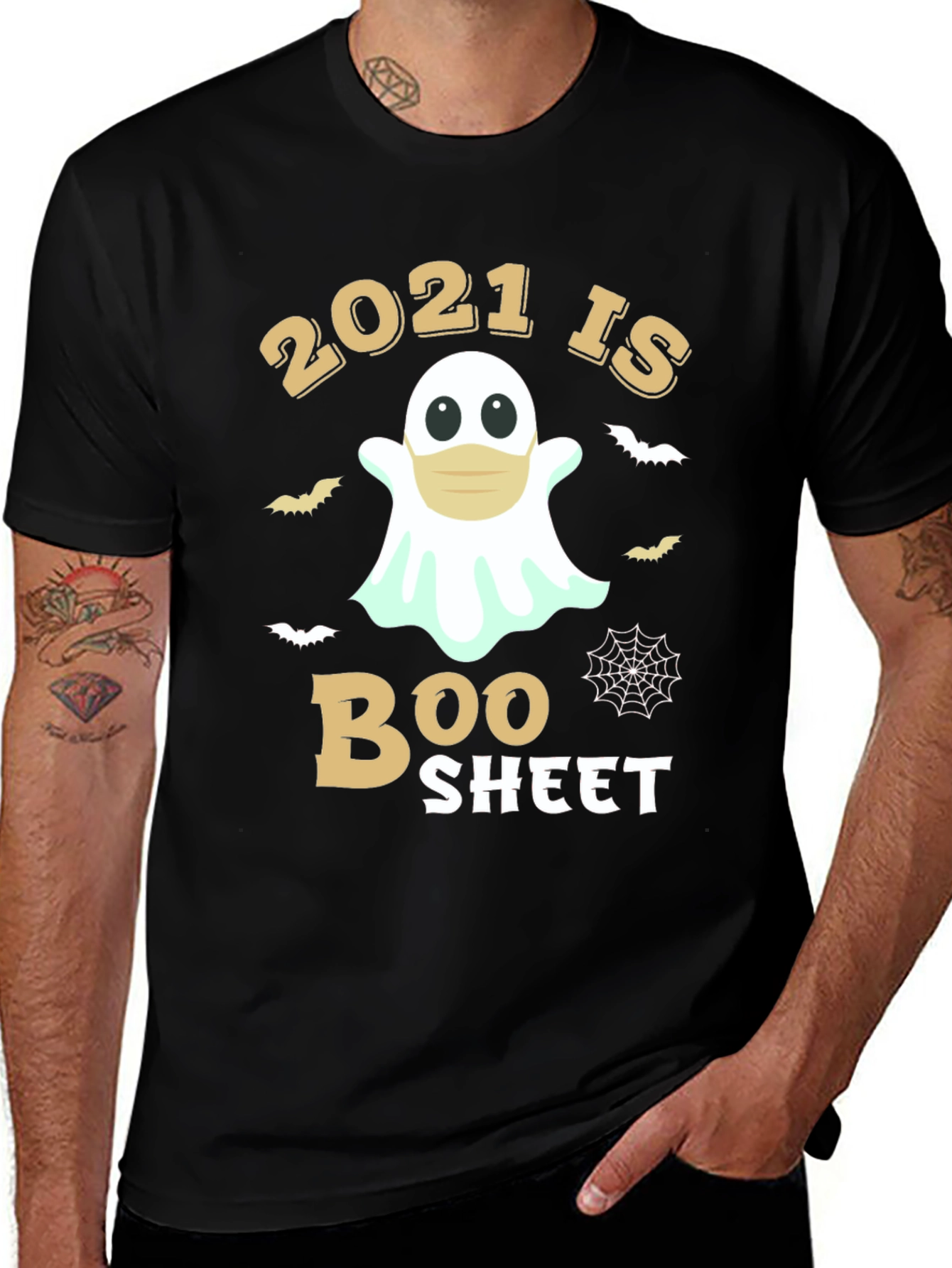 2021 Boo Sheet Halloween T-Shirt