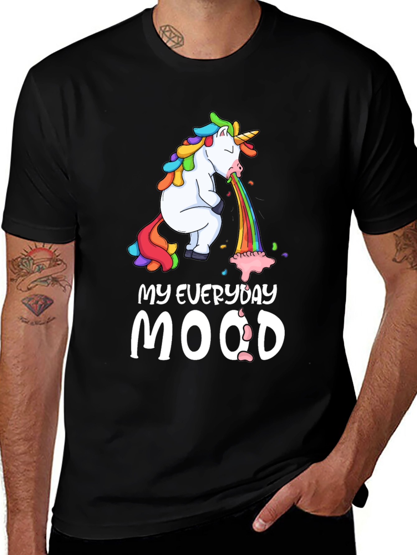 Variant 4 of Everyday Mood Unicorn T-Shirt