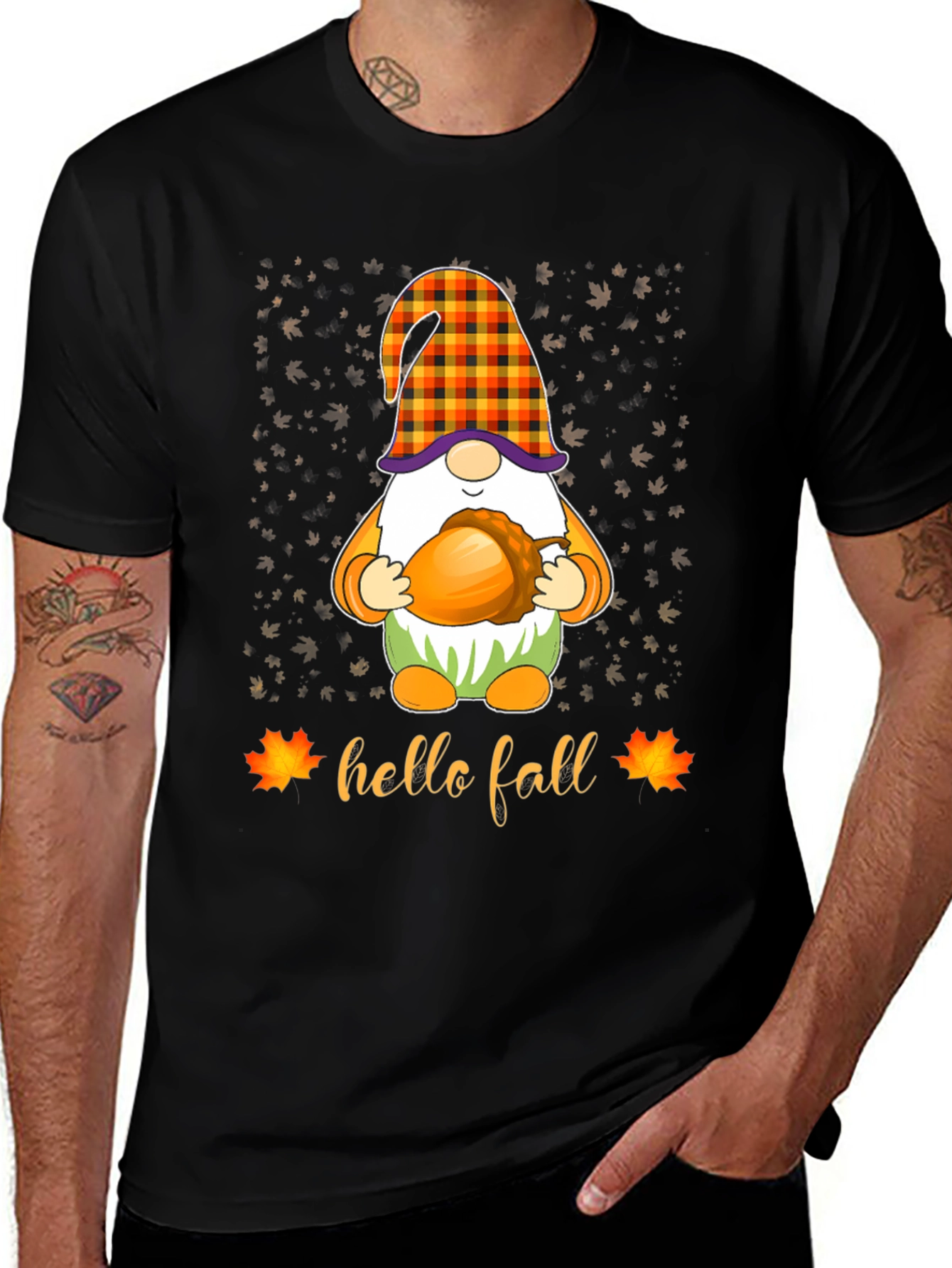 Variant 18 of Hello Fall Gnome T-Shirt