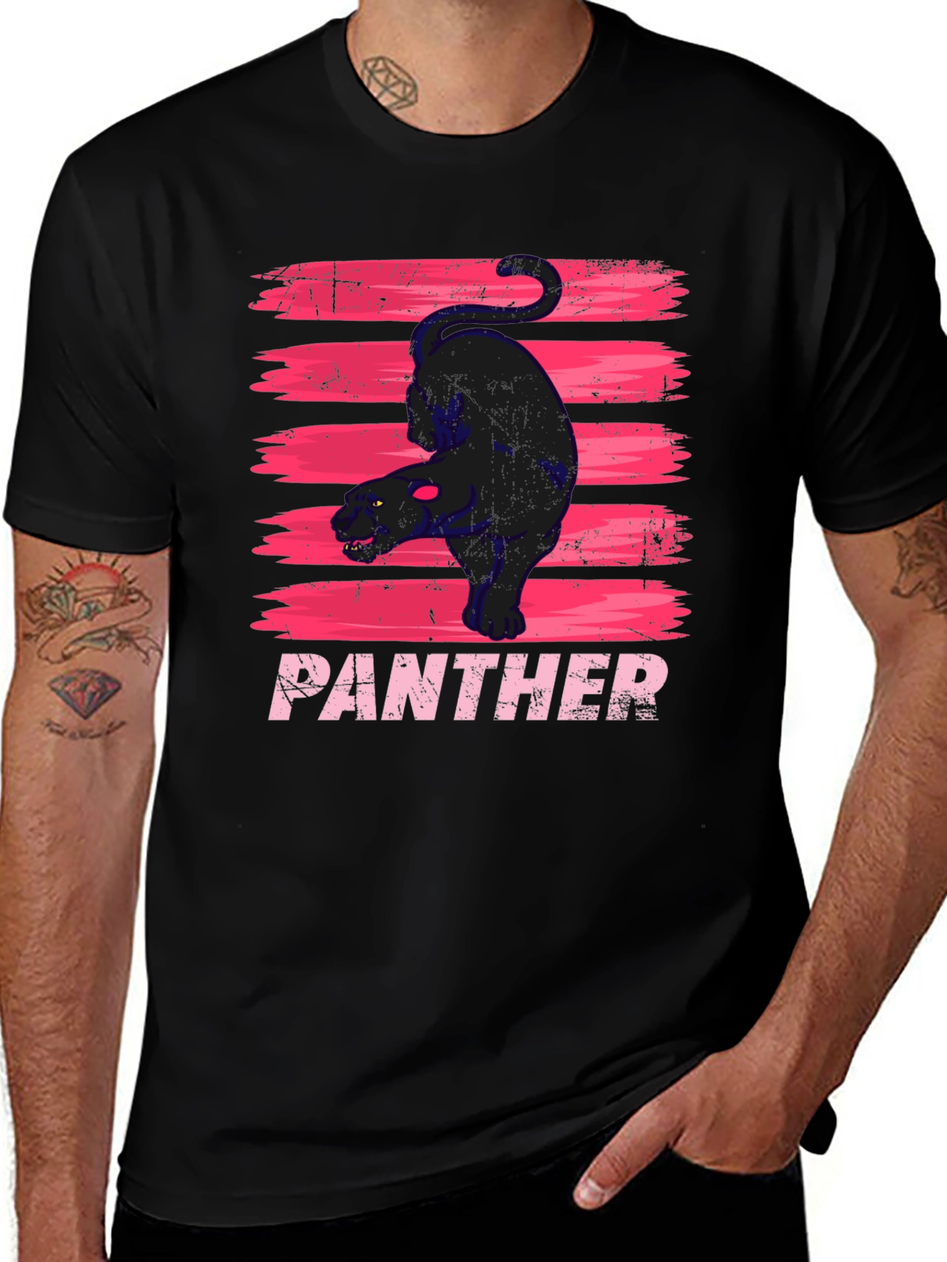 Variant 2 of Black Panther Graphic Tee - Stylish Men's T-Shirt