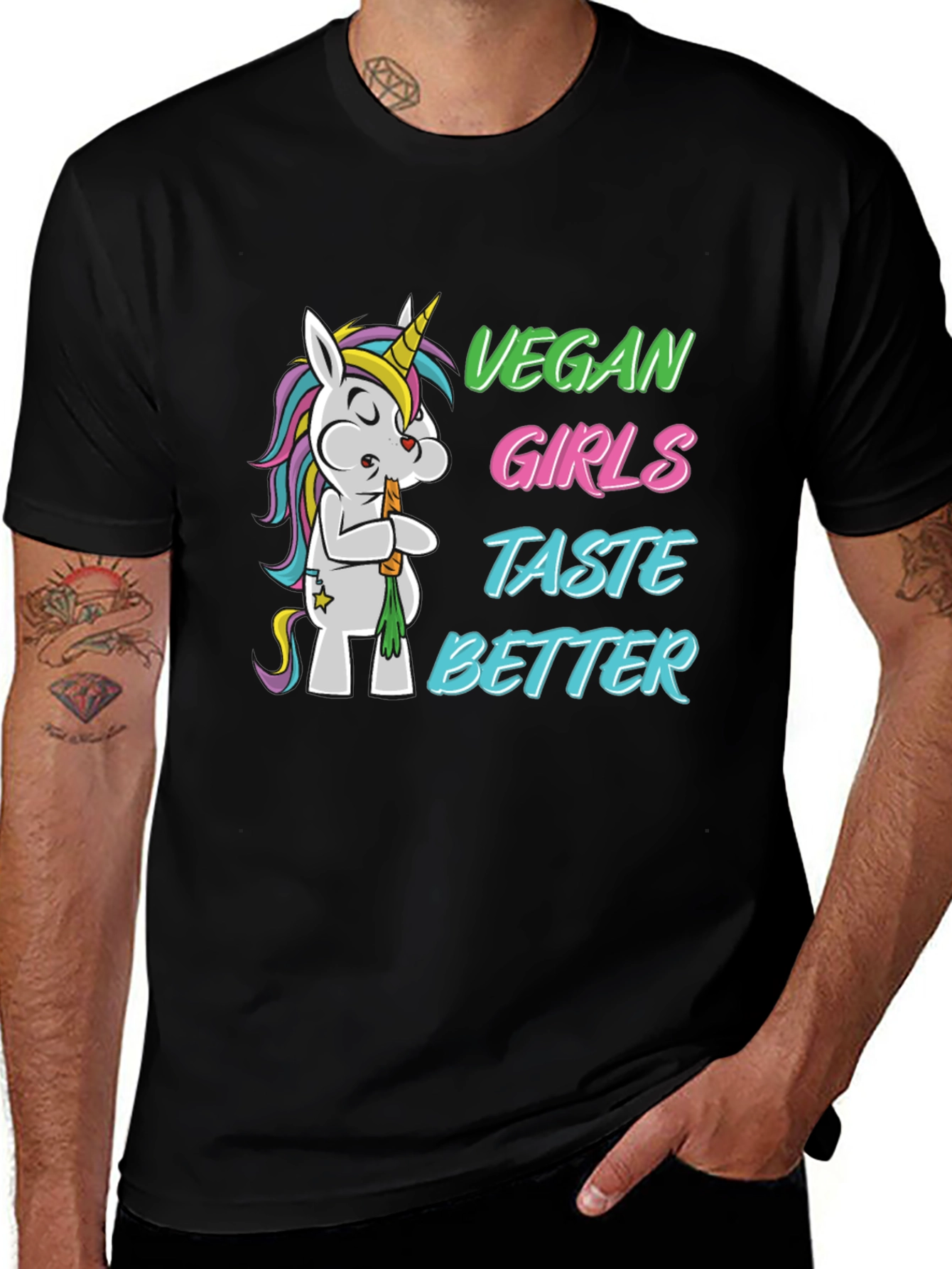 Variant 4 of Vegan Girls Taste Better T-Shirt