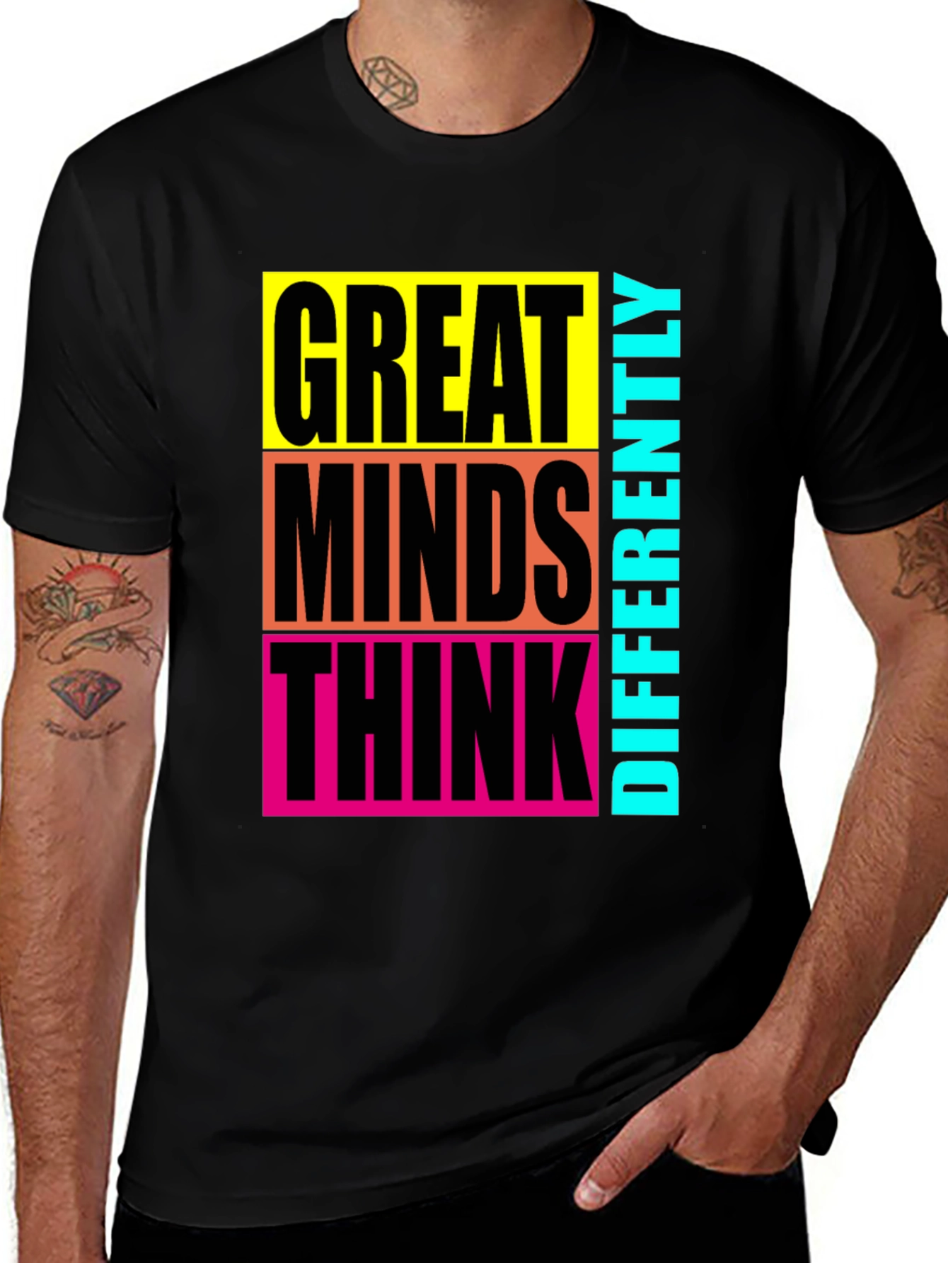 Variant 17 of Great Minds Think Differently Graphic Tee