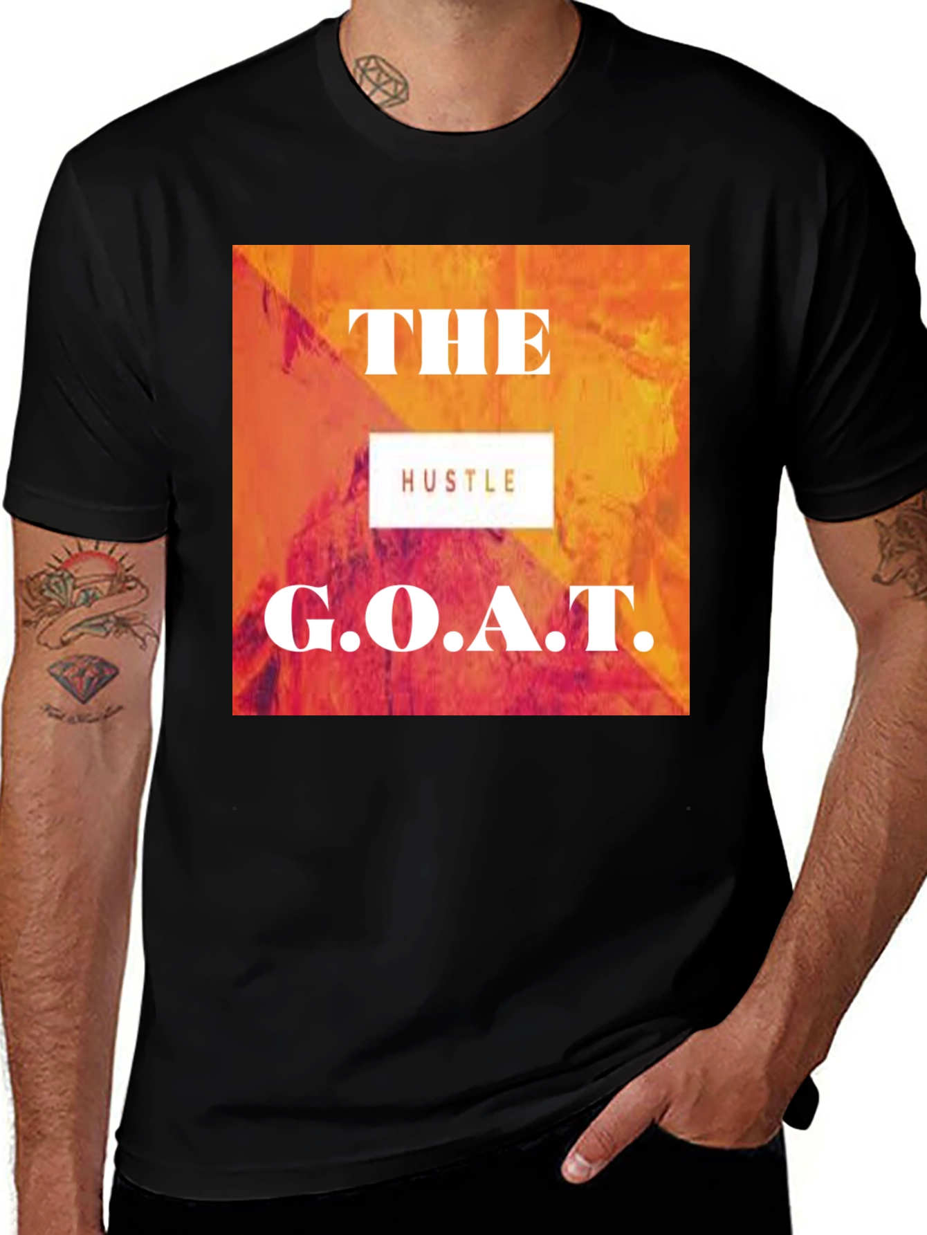 Variant 9 of The Hustle GOAT T-Shirt