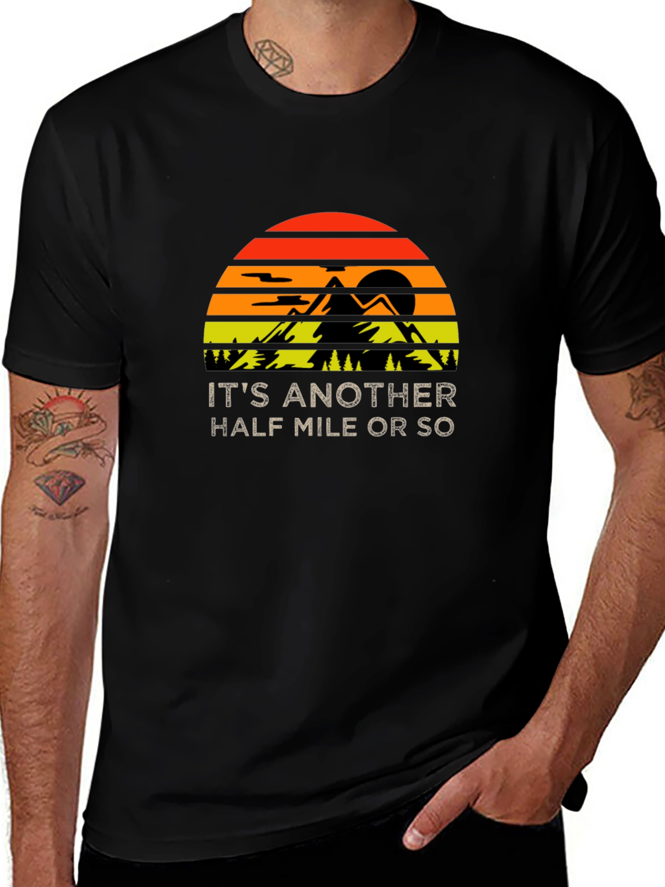 Variant 8 of Hiking Half Mile T-Shirt