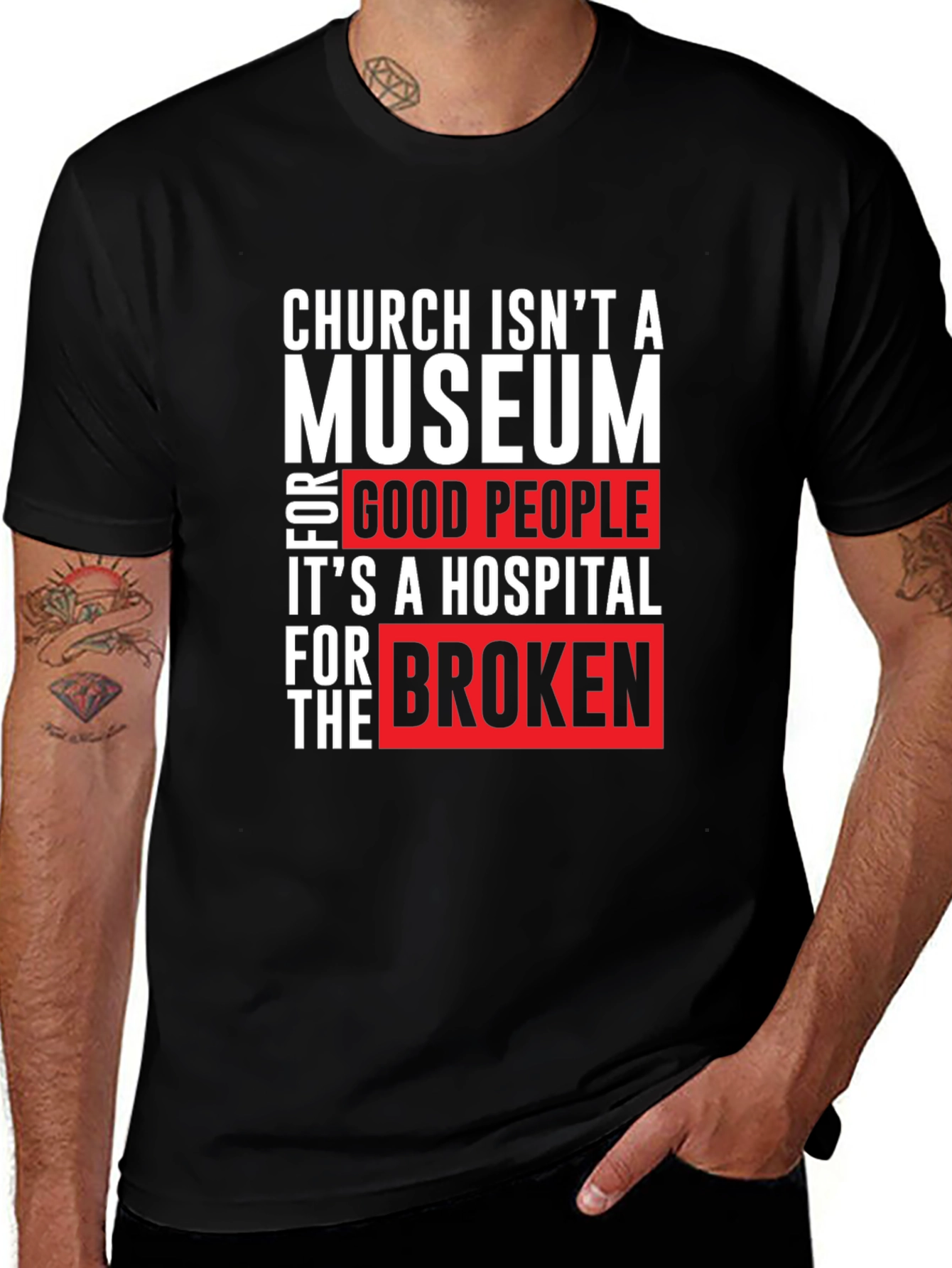 Church Isn't a Museum Graphic T-Shirt